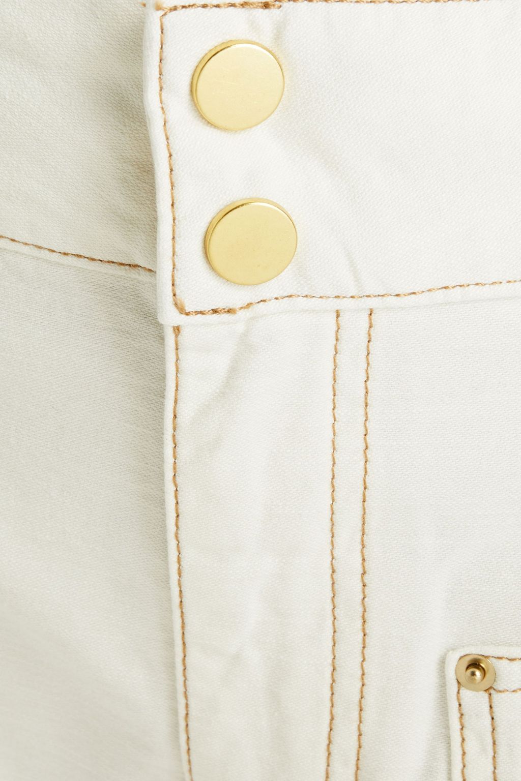 FRAME Cropped cotton tapered pants