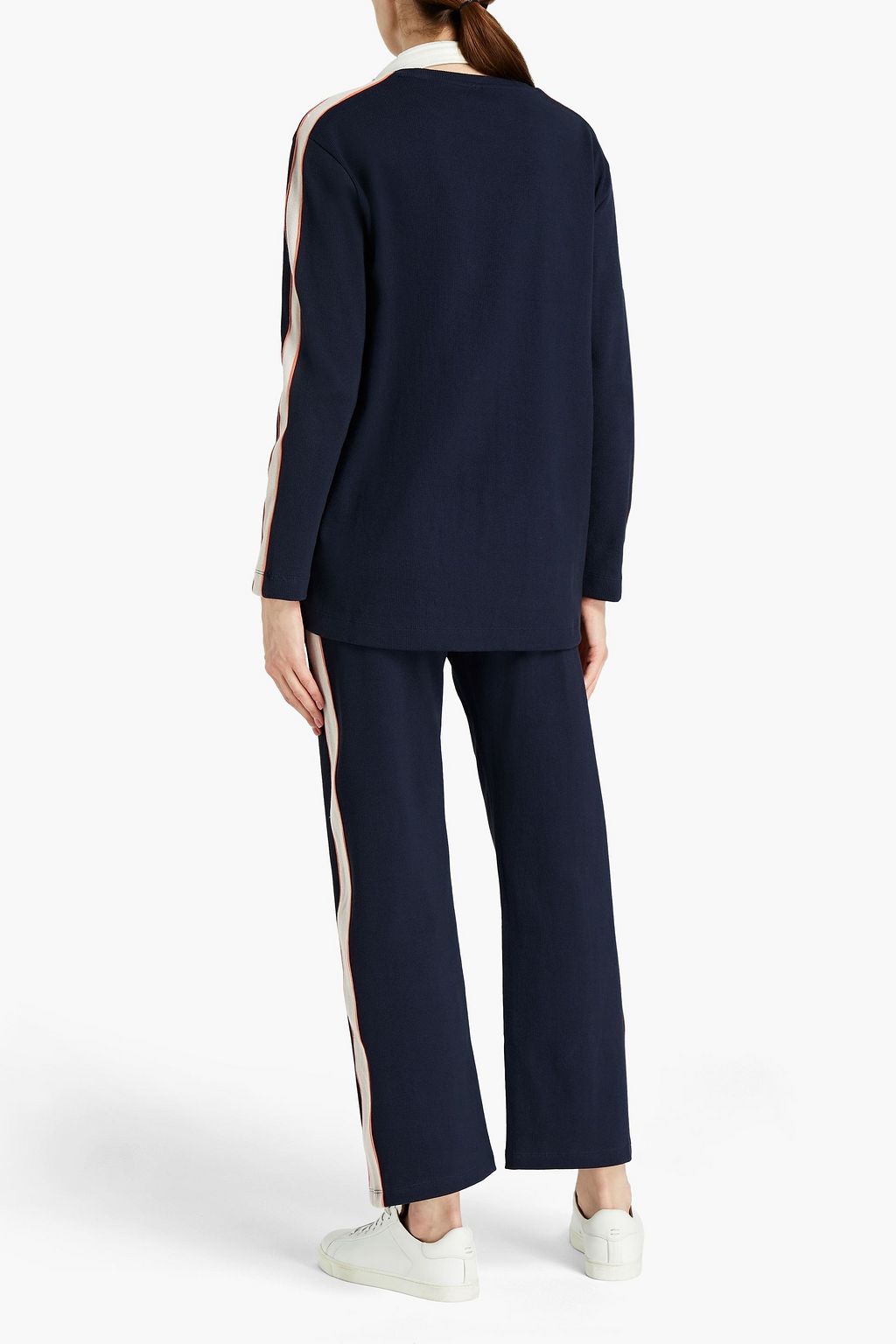 THE UPSIDE Aliya ribbed stretch-cotton jersey top