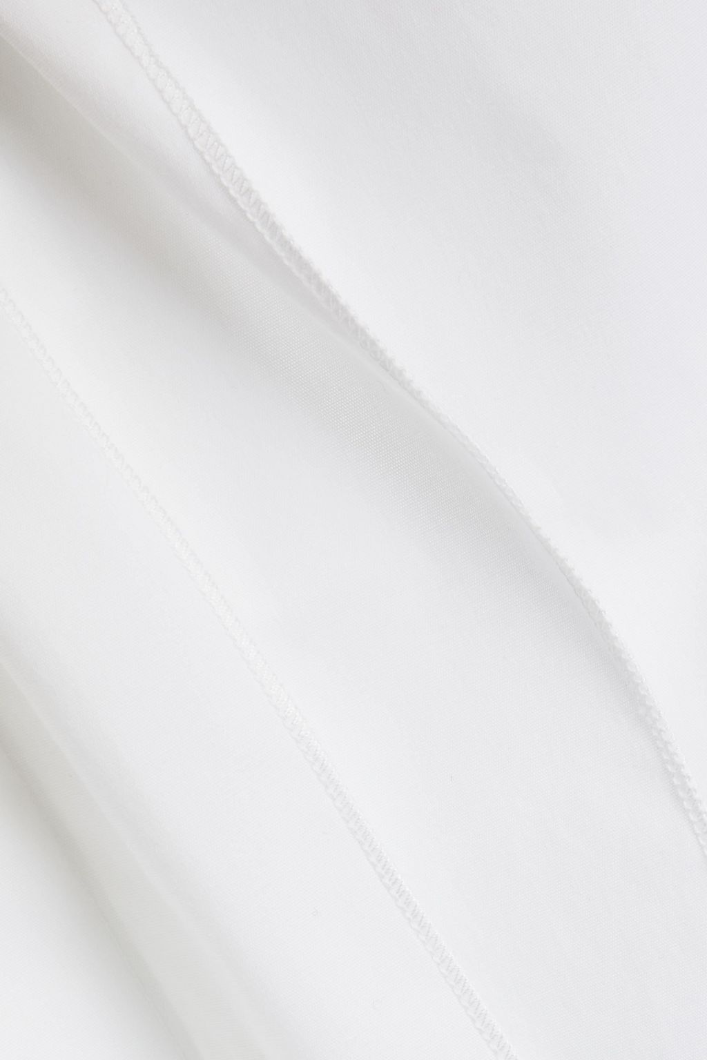 PALMER//HARDING Bursting Excitement ruffle-trimmed cotton-blend poplin shirt