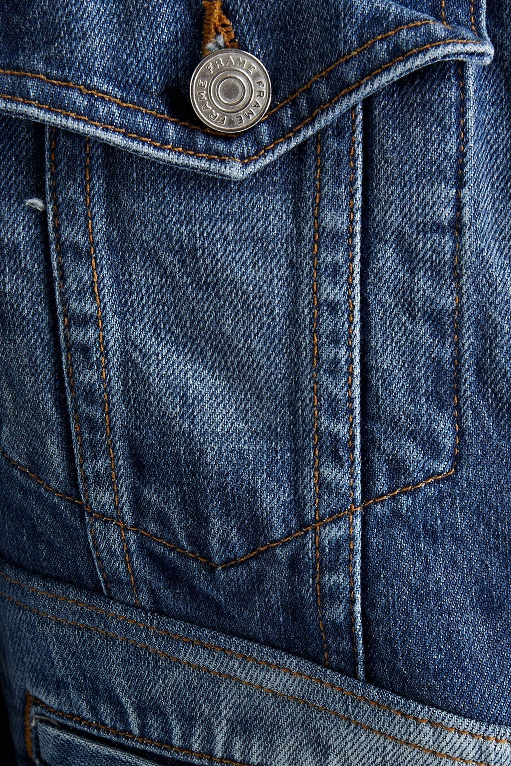 FRAME Faded denim jacket