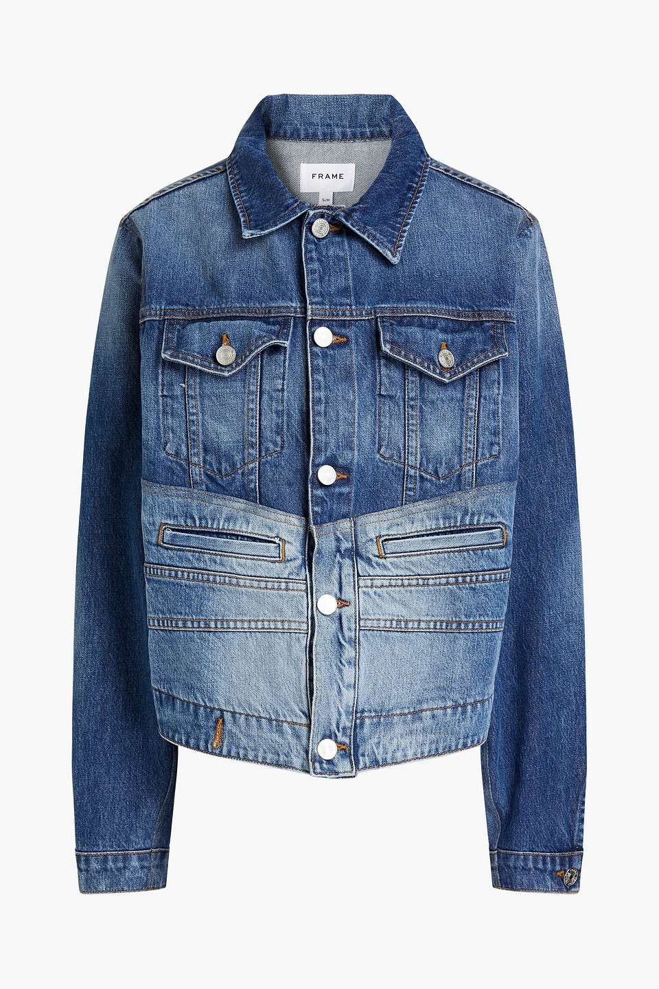 FRAME - Faded denim jacket - Blue - S/M