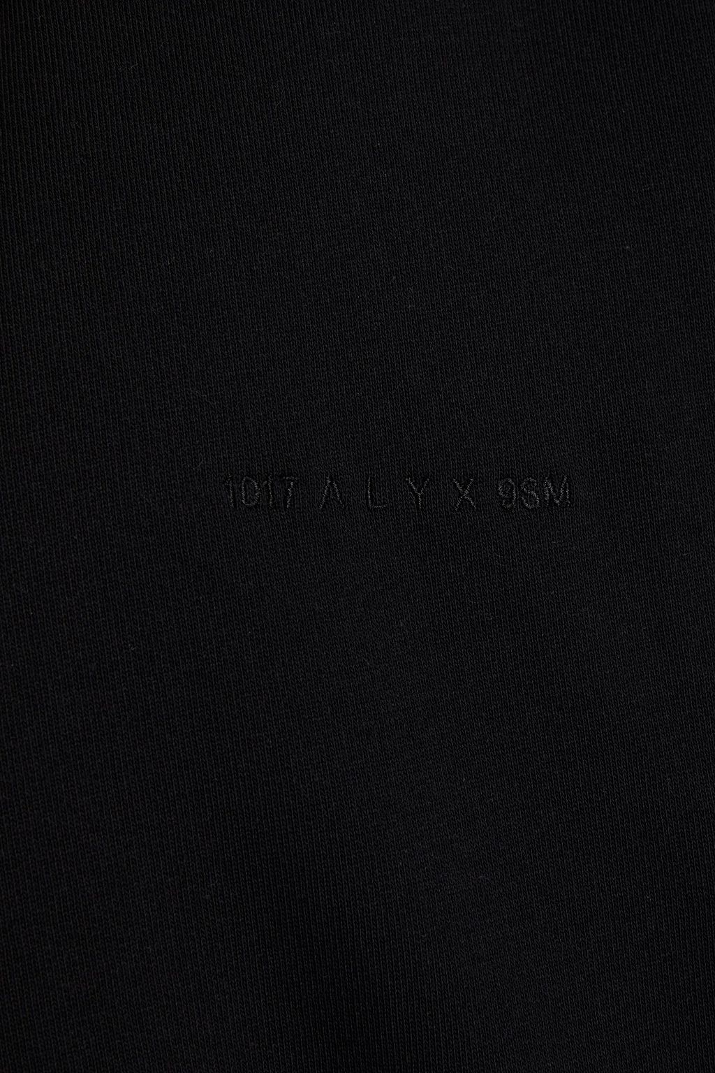 1017 ALYX 9SM Embroidered cotton-blend fleece hoodie