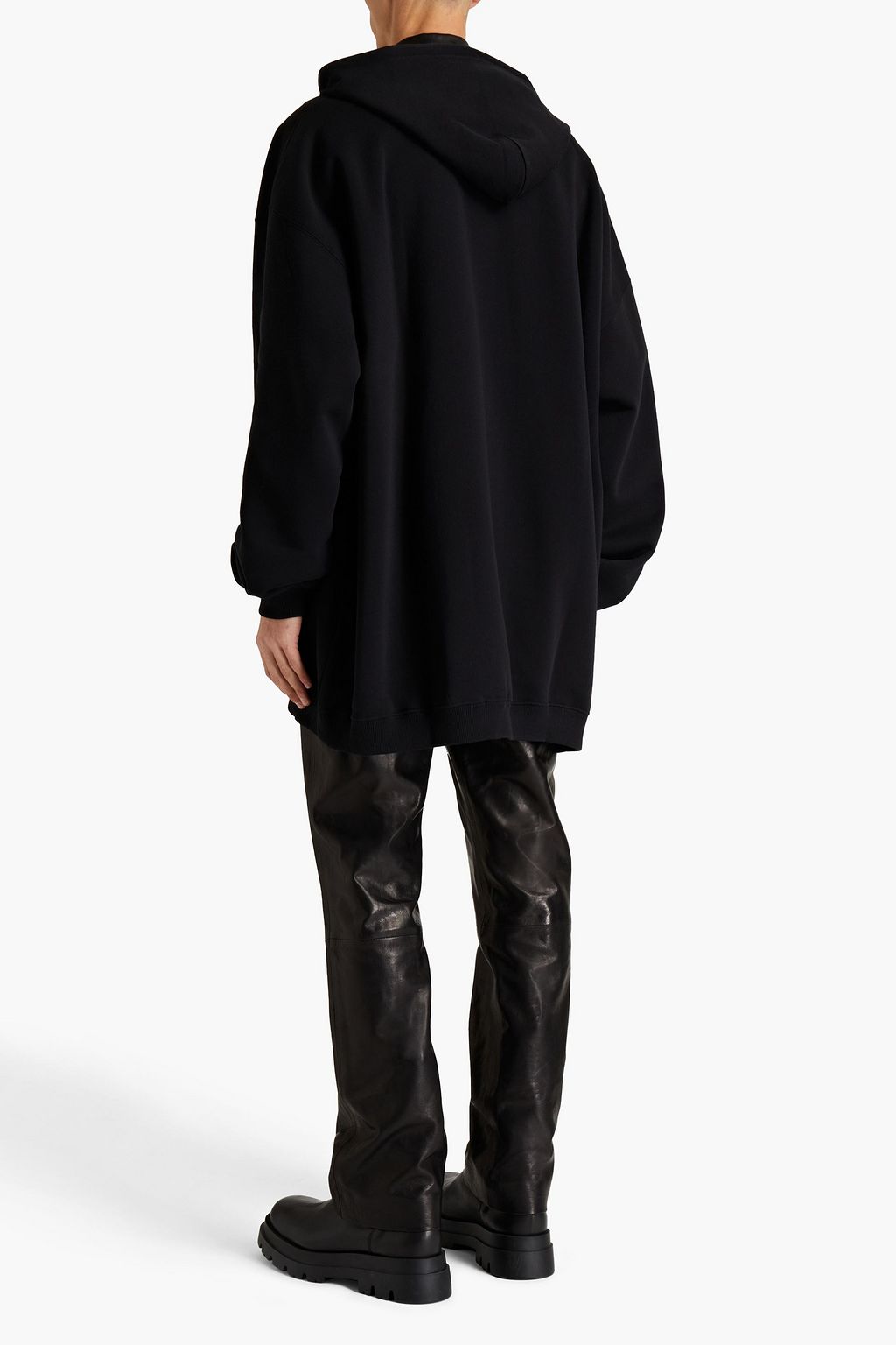 1017 ALYX 9SM Embroidered cotton-blend fleece hoodie