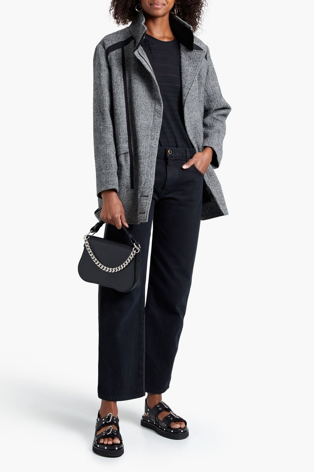 IRO Bailey mélange twill jacket