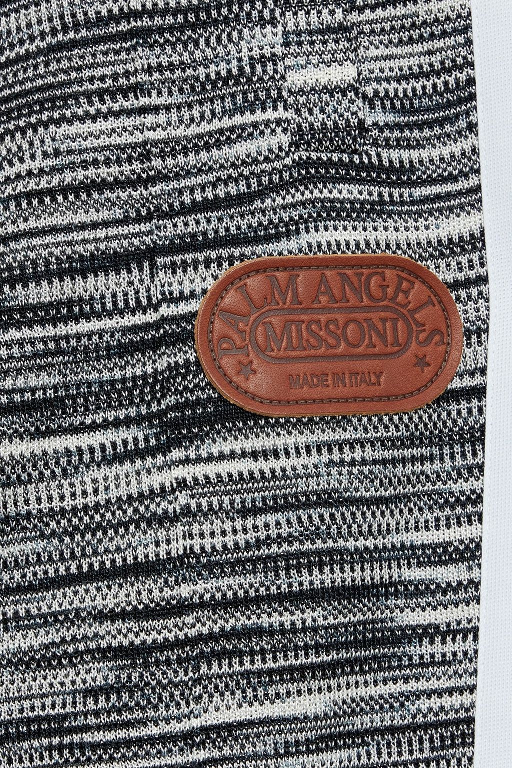 PALM ANGELS X MISSONI Space-dyed stretch-jersey sweatpants
