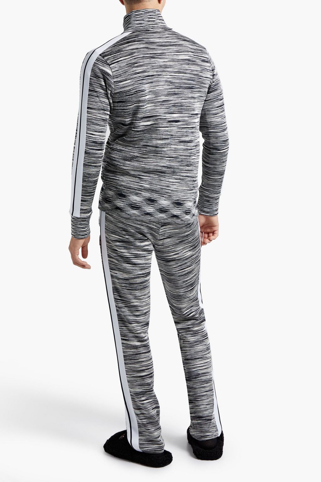 PALM ANGELS X MISSONI Space-dyed stretch-jersey sweatpants
