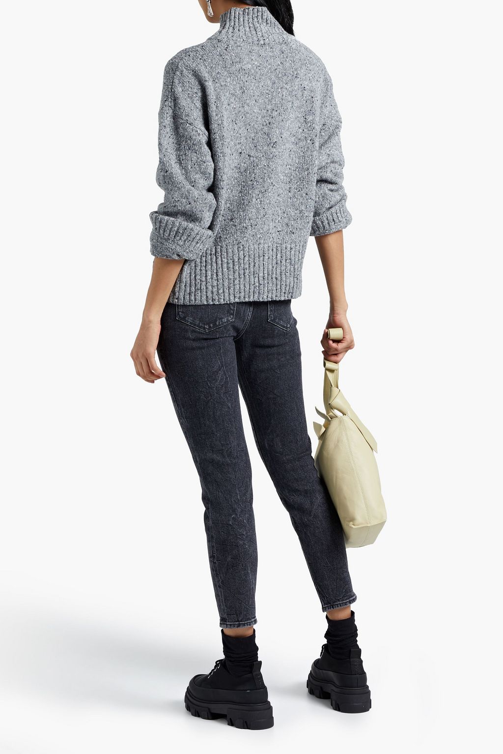 FRAME Ali hoch sitzende Skinny Jeans
