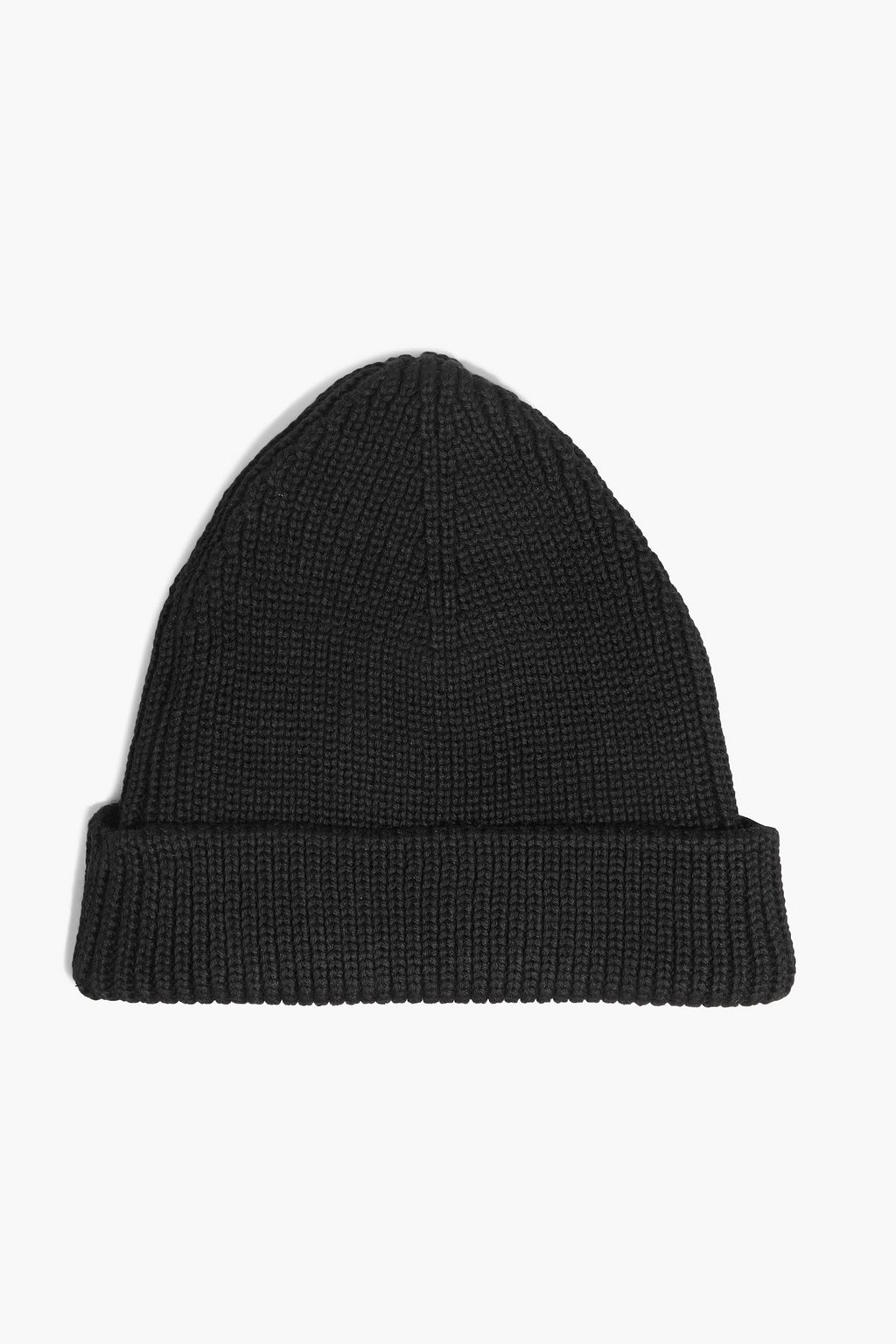 OFF-WHITE™ Embroidered ribbed wool beanie