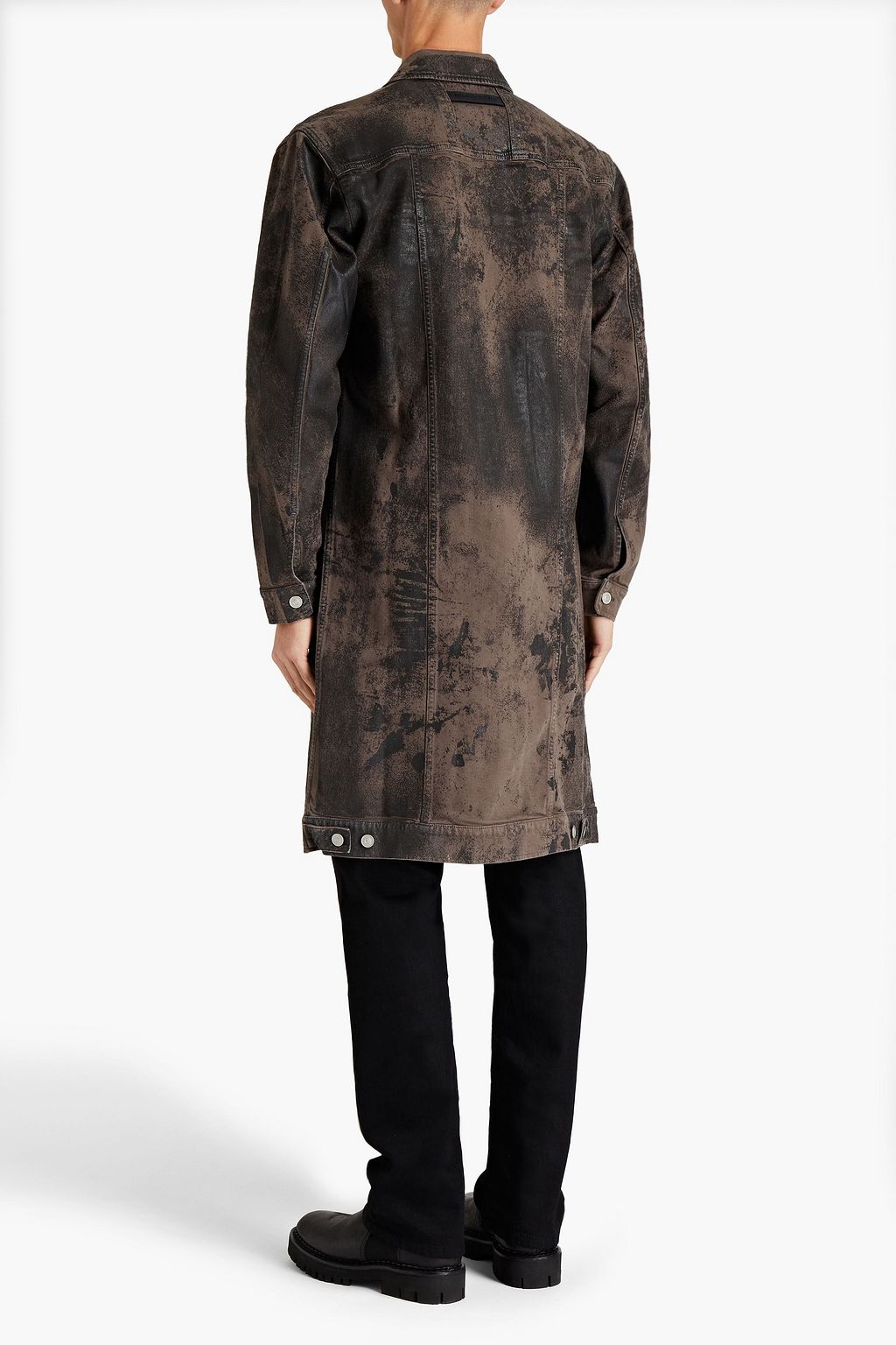 1017 ALYX 9SM Waxed denim coat Sale up to 70 off THE