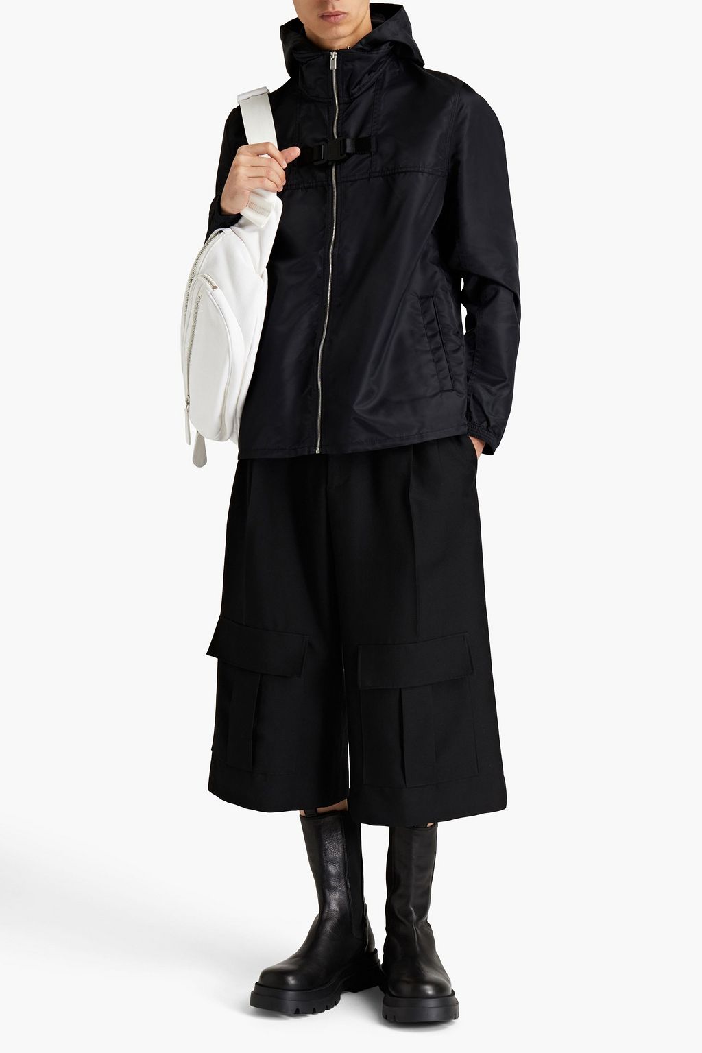 1017 ALYX 9SM Rubber-trimmed shell hooded jacket