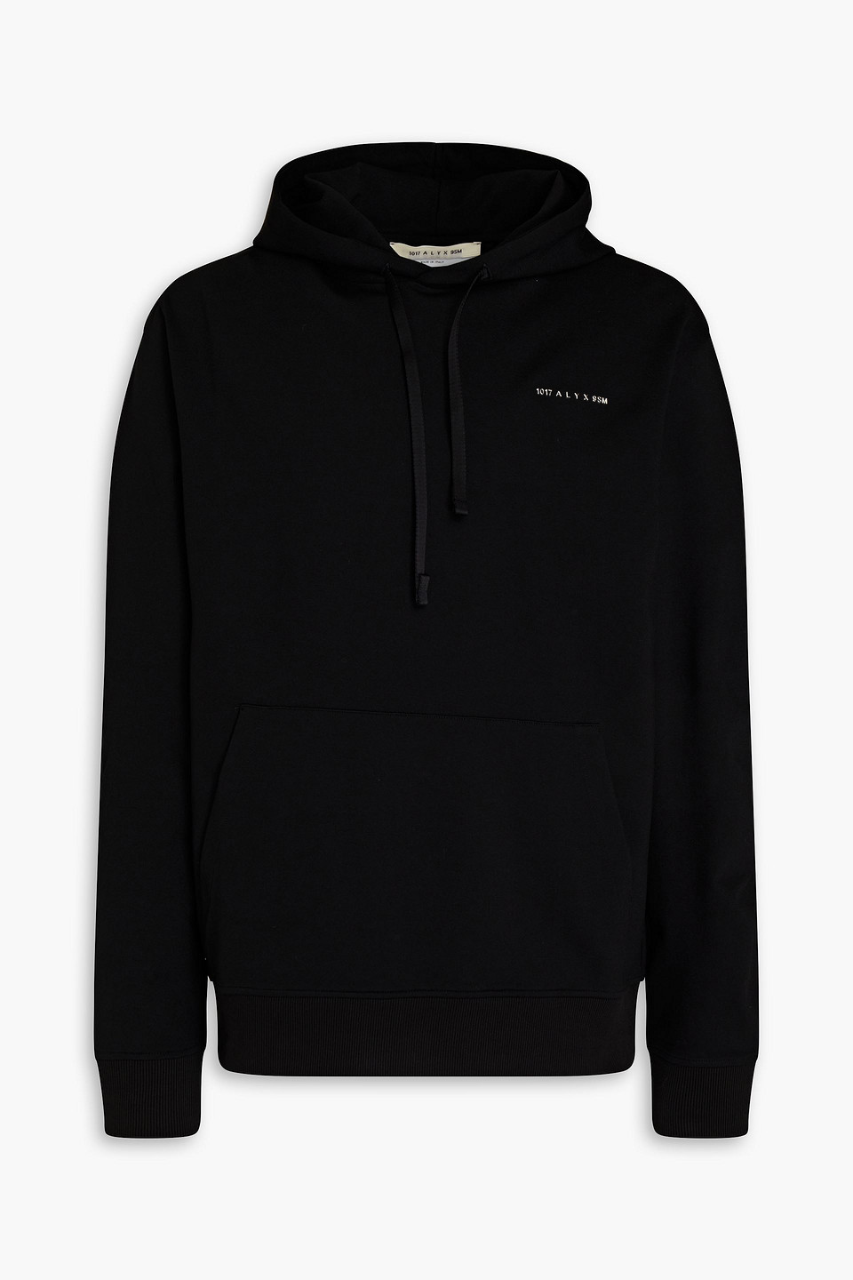 Logo-appliquéd jersey hoodie