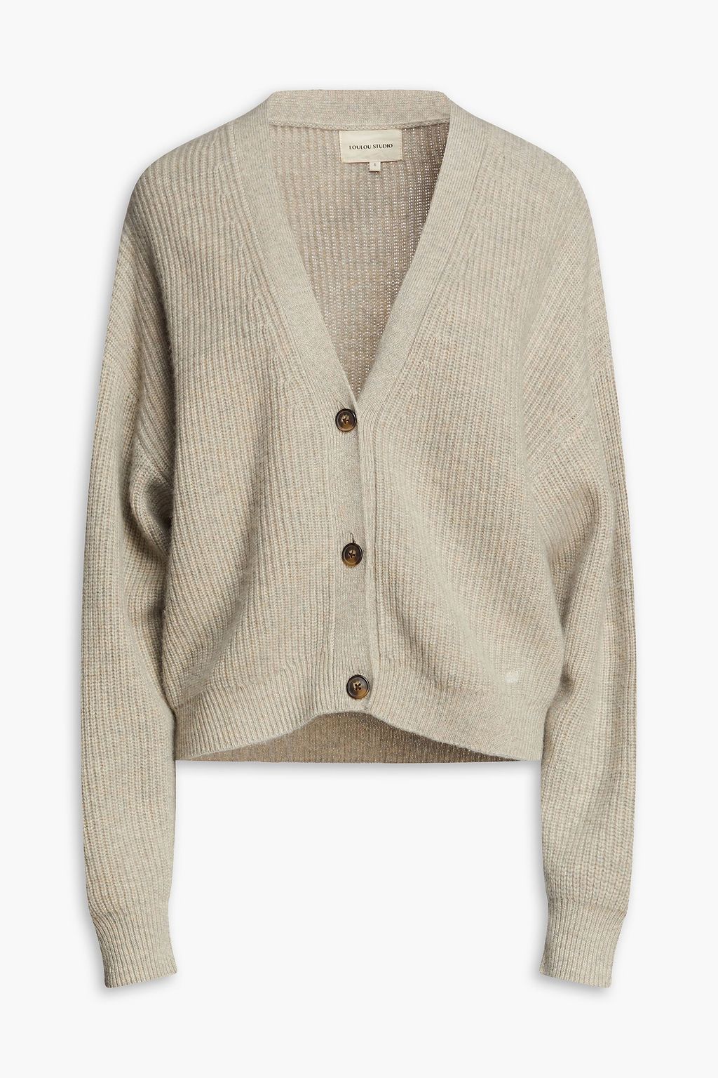 LOULOU STUDIO Bitra ribbed cashmere cardigan | THE OUTNET