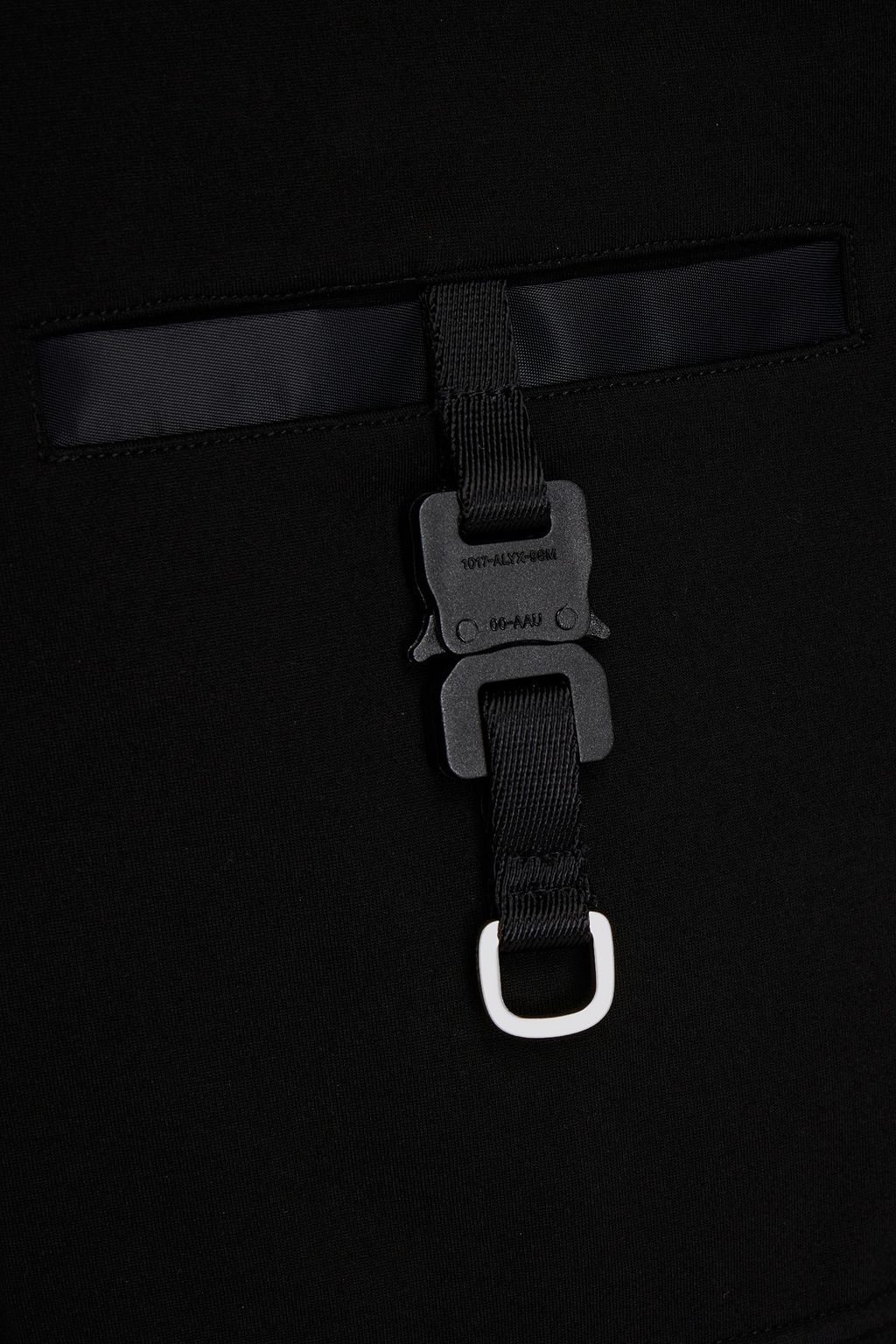 1017 ALYX 9SM Buckle-detailed stretch-ponte sweatshirt