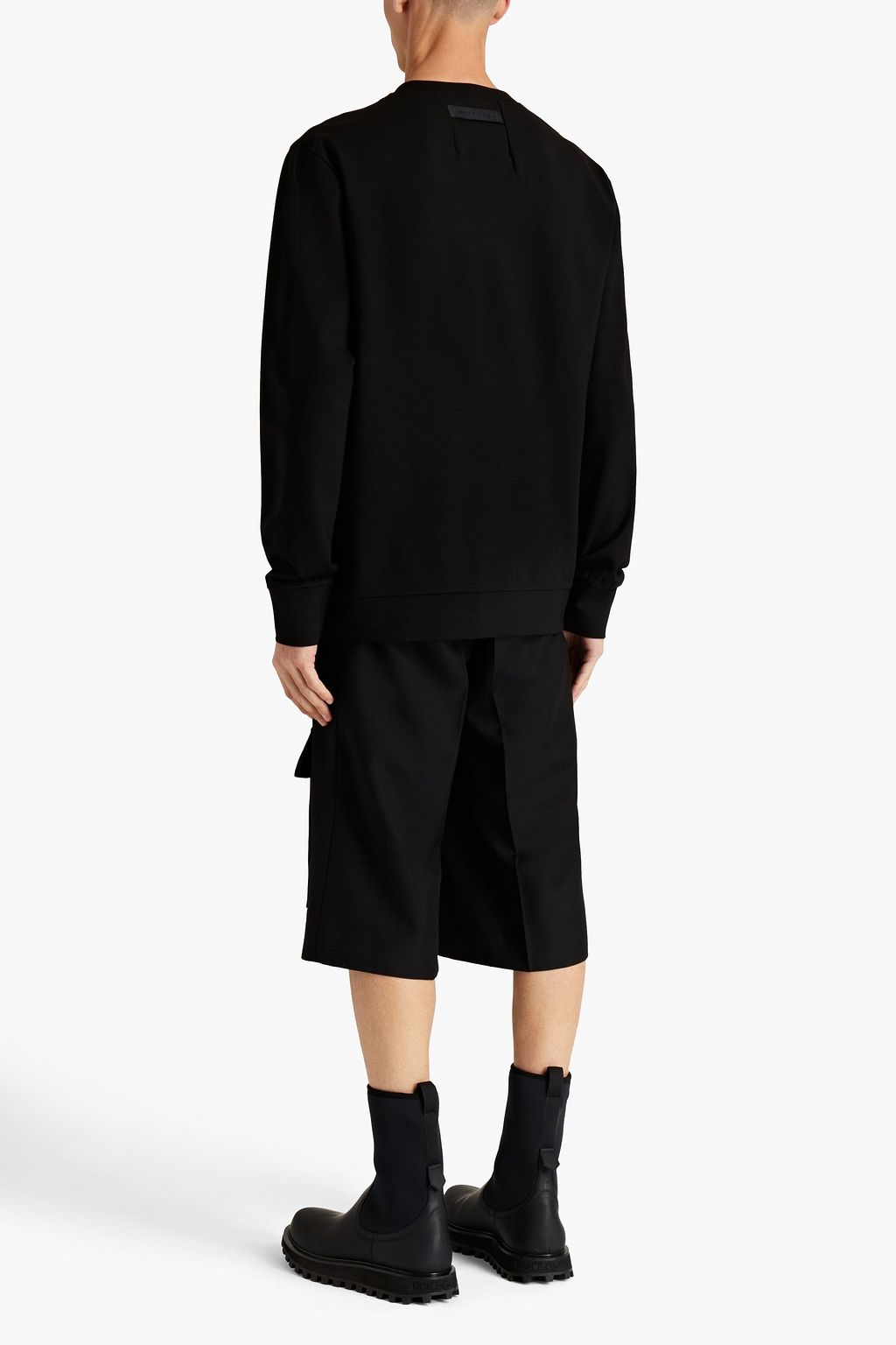 1017 ALYX 9SM Buckle-detailed stretch-ponte sweatshirt