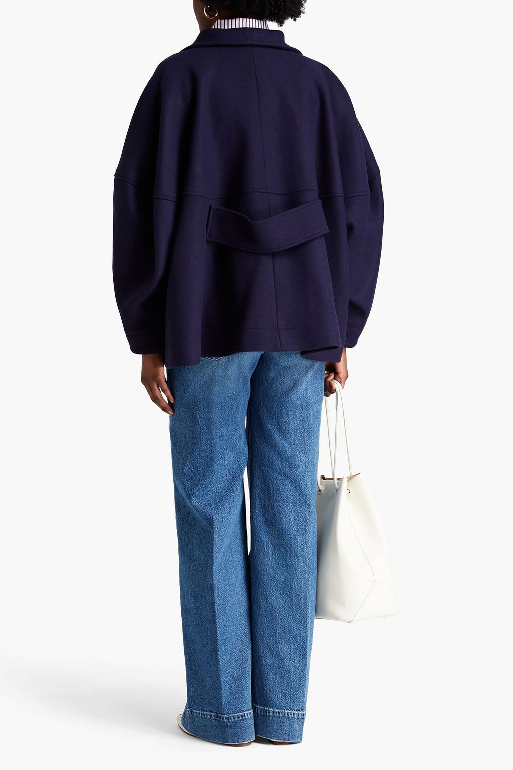 PALMER//HARDING Rhesus wool-blend twill coat