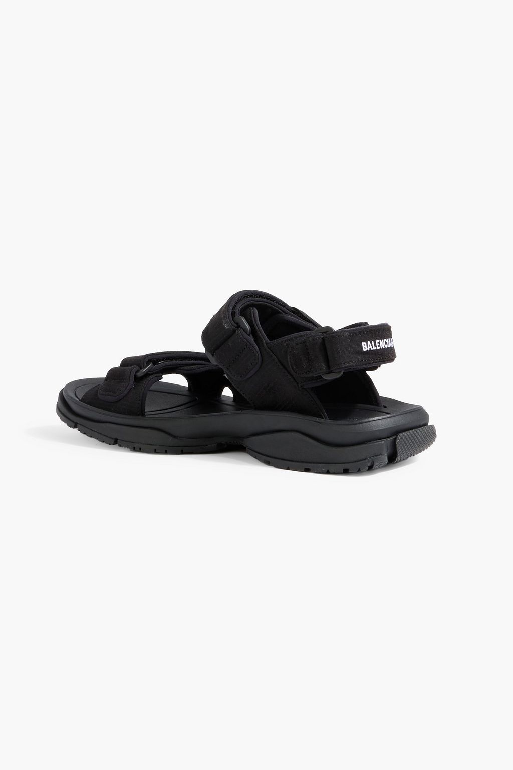 BALENCIAGA Logo-embroidered webbing sandals