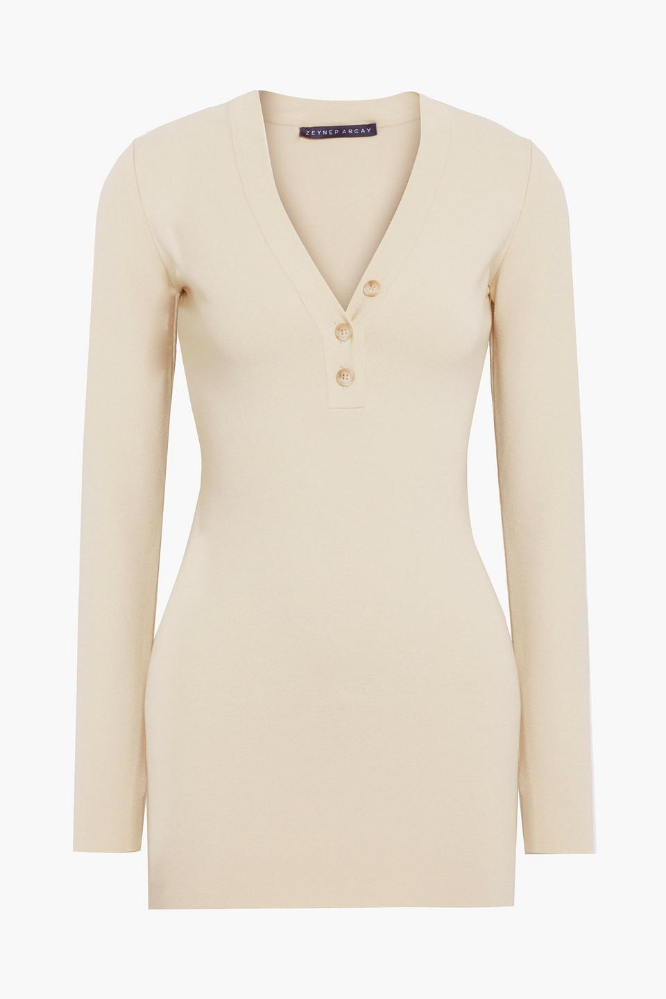 Stretch-knit mini dress