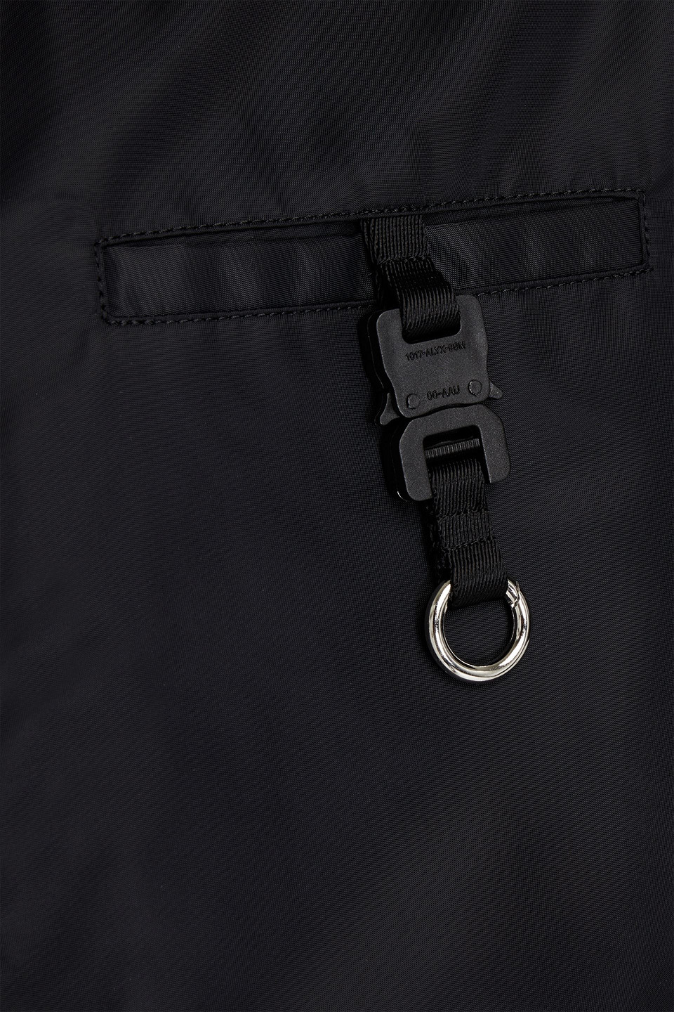 Alyx 1017  9sm Man  Buckle-detailed Shell Jacket In Black