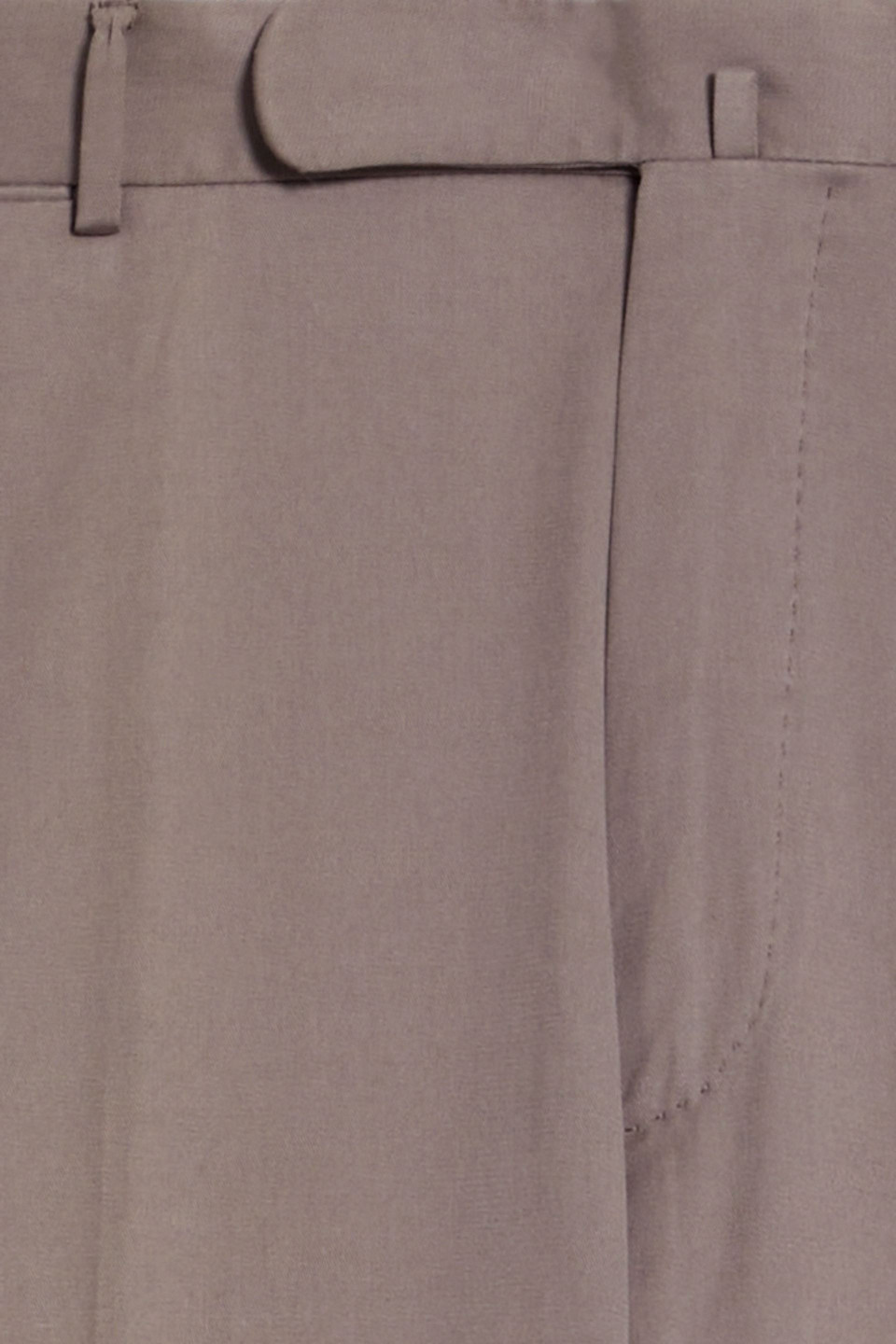 Zegna Tapered Cotton-blend Twill Pants In Mushroom