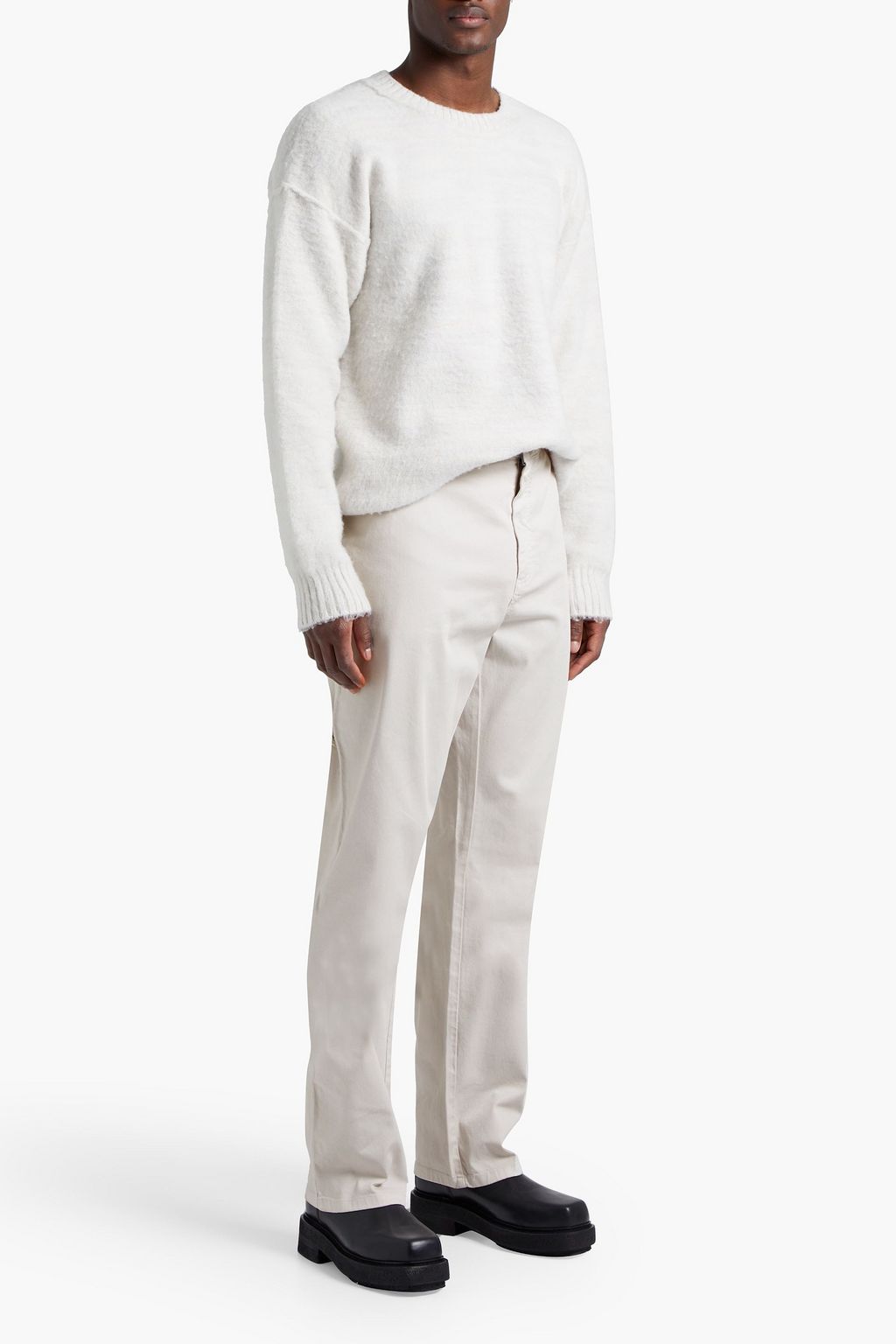 ZEGNA Cotton-blend canvas pants