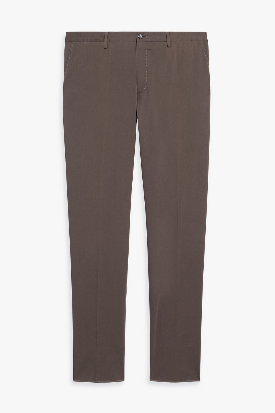 Tapered cotton-blend twill pants