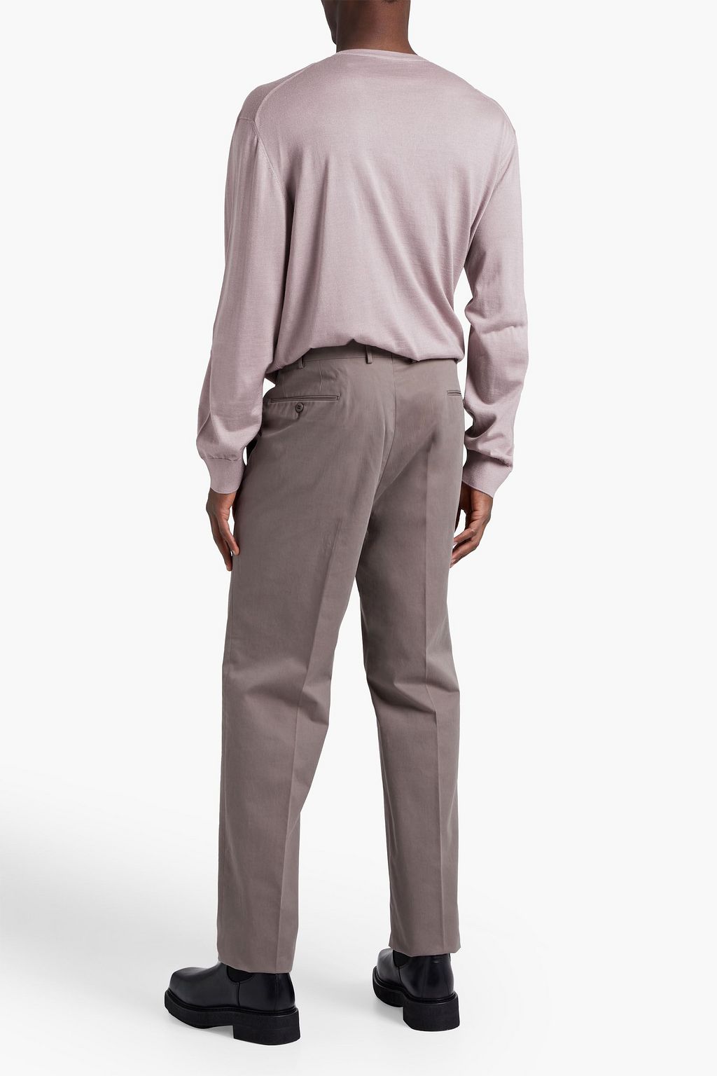 ZEGNA Cashmere and silk-blend sweater