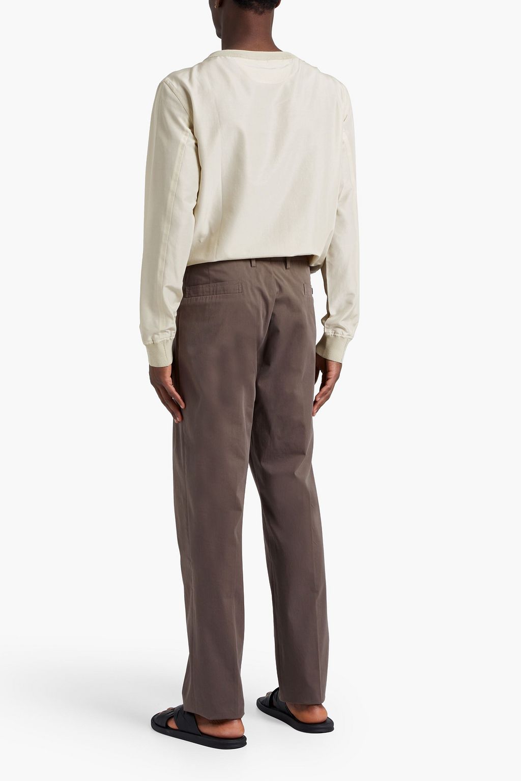 ZEGNA Cotton and silk-blend T-shirt