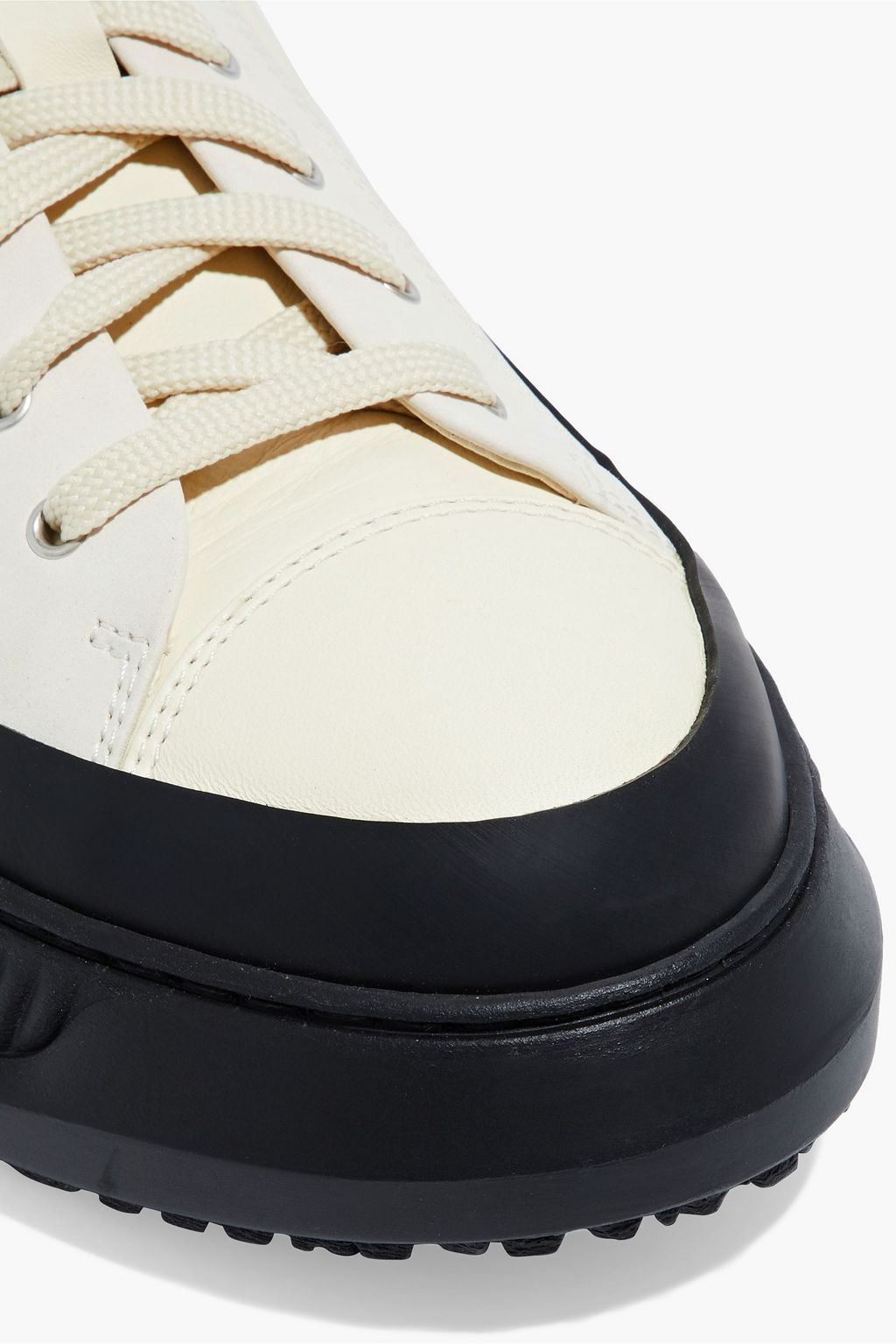 OAMC Color-block printed leather sneakers