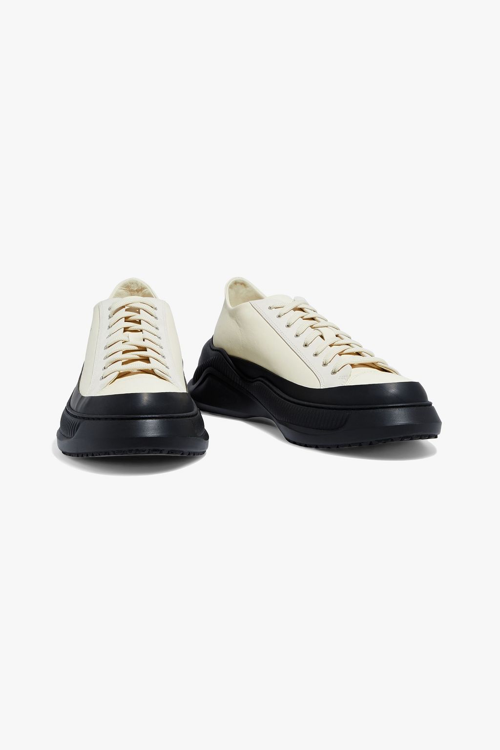OAMC Color-block printed leather sneakers