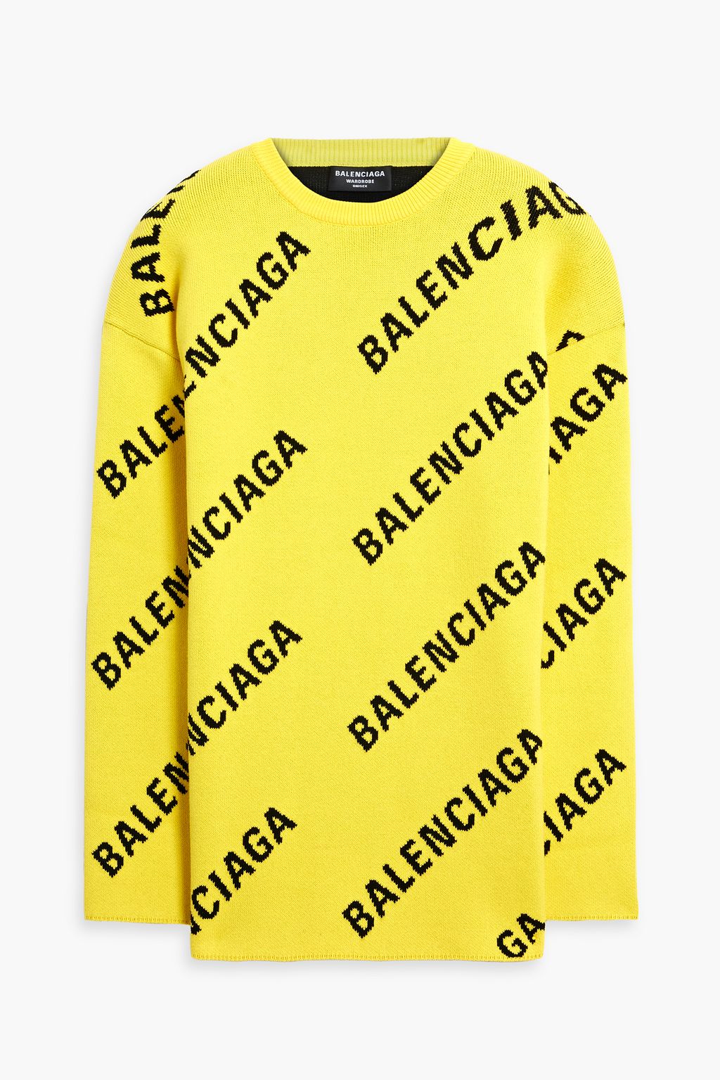 yellow balenciaga sweatshirt