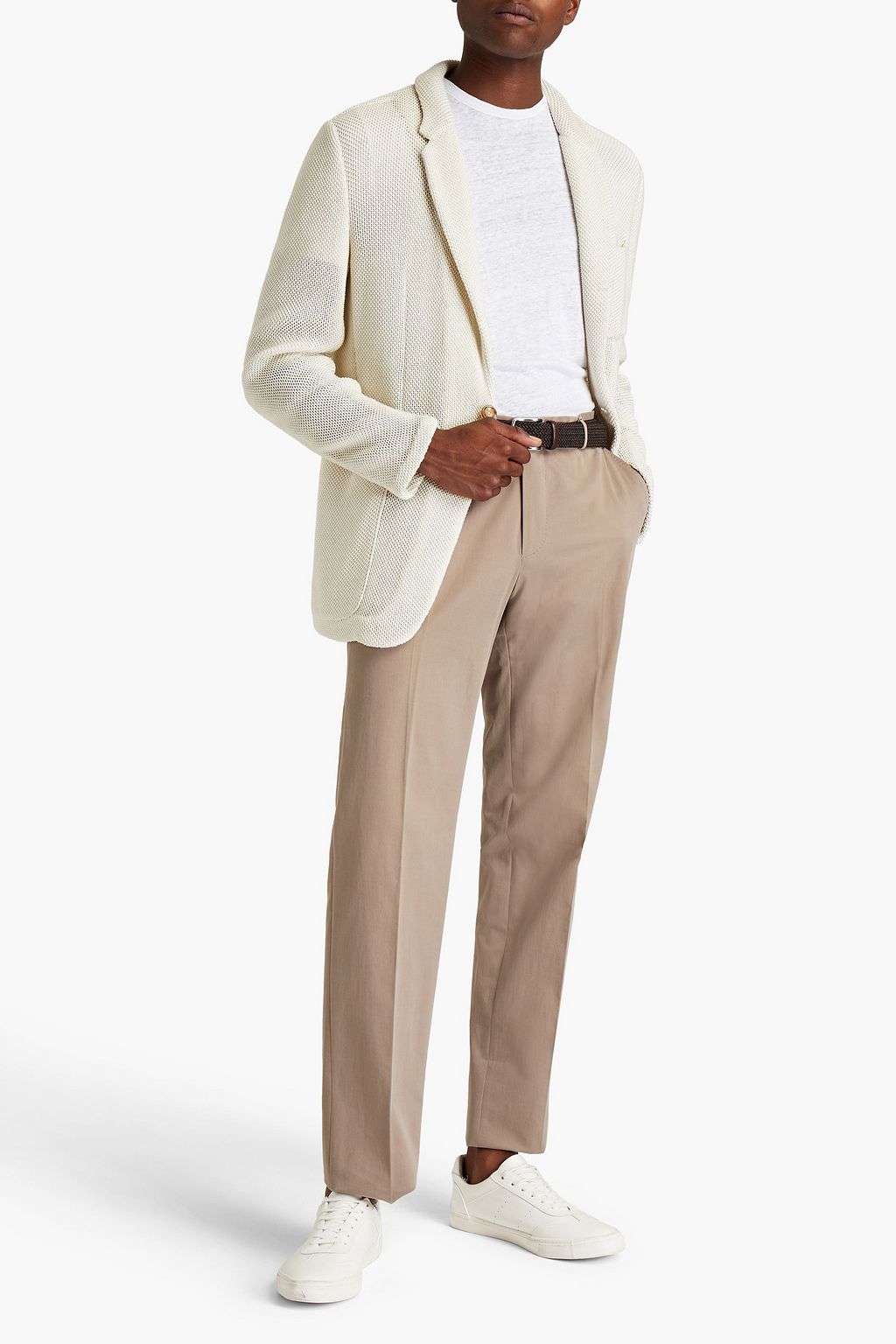 ZEGNA Cotton-piqué blazer