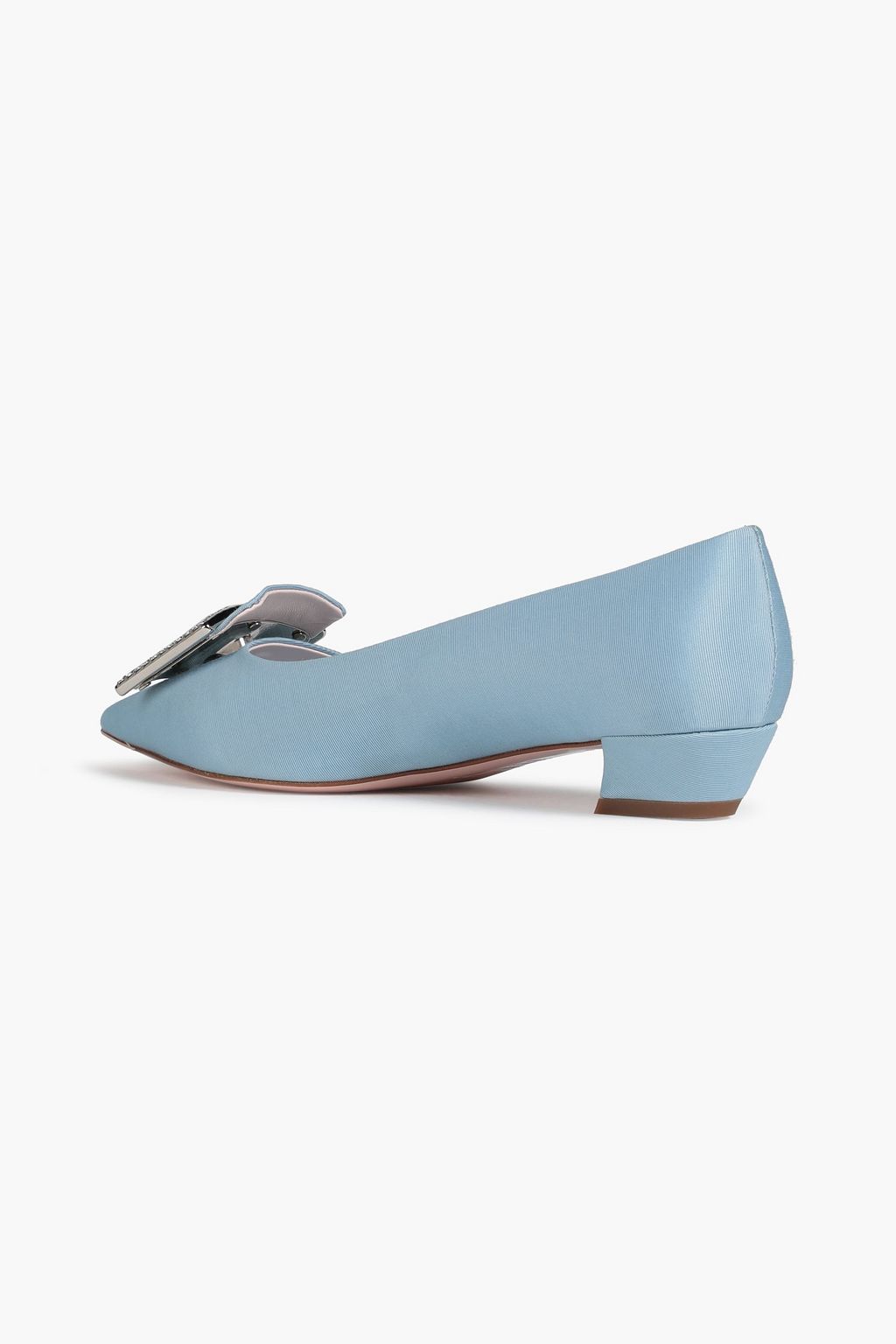 ROGER VIVIER Embellished faille pumps
