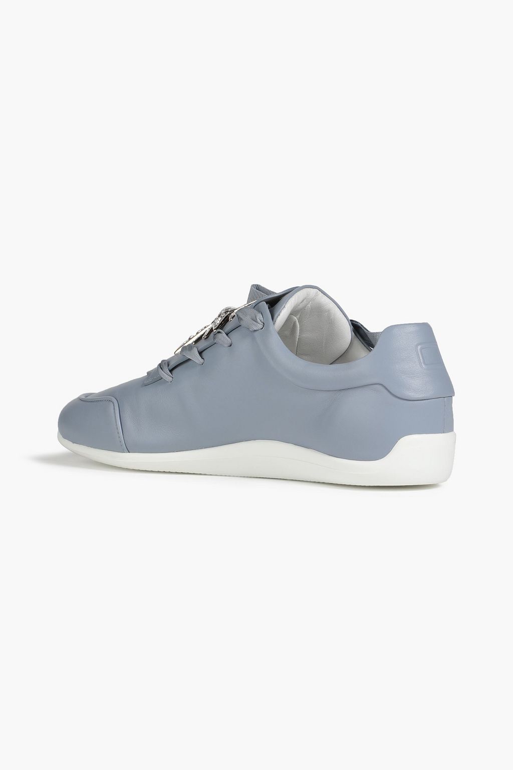 ROGER VIVIER Embellished leather sneakers