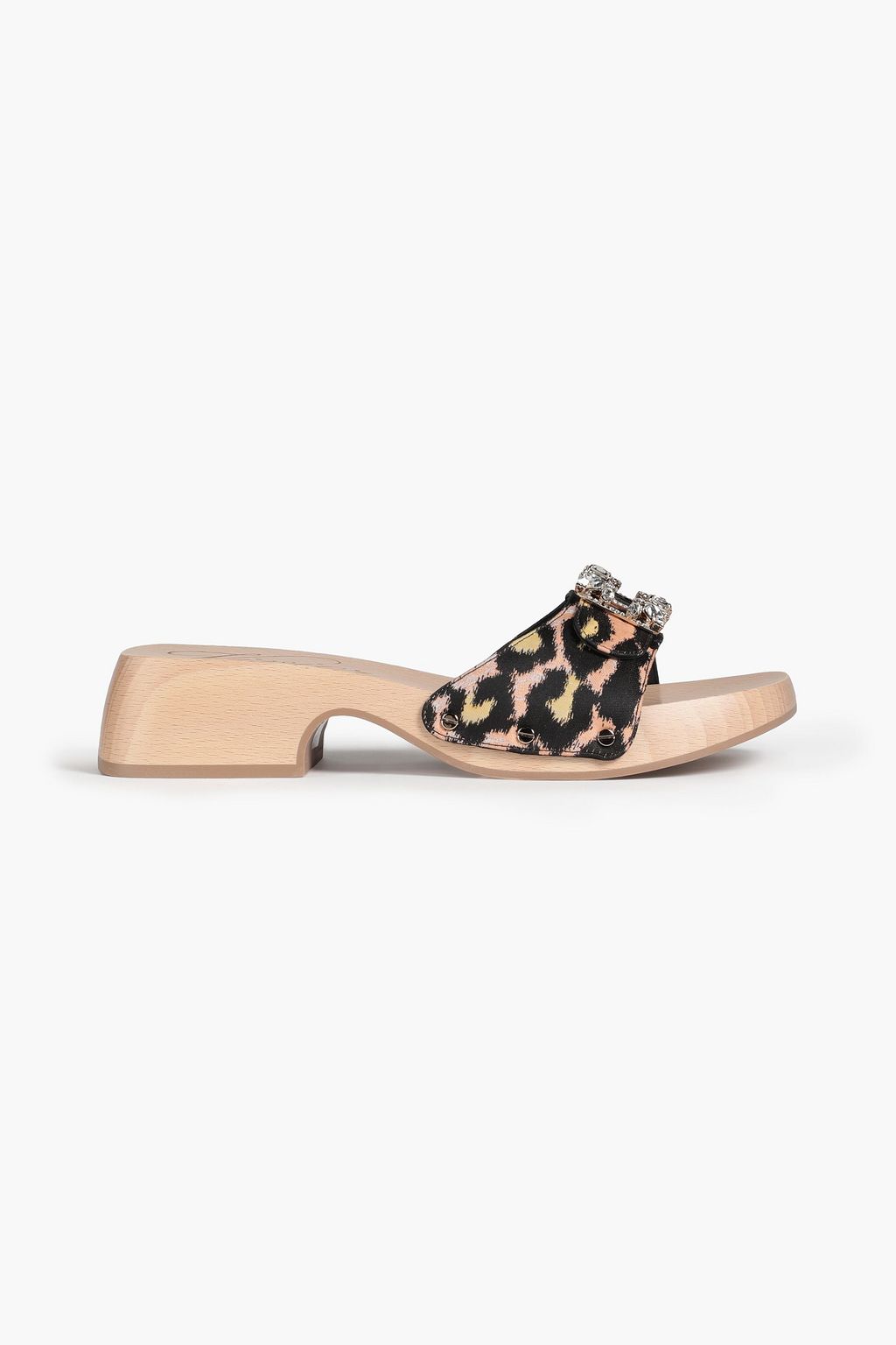 Animal print sales clogs mules