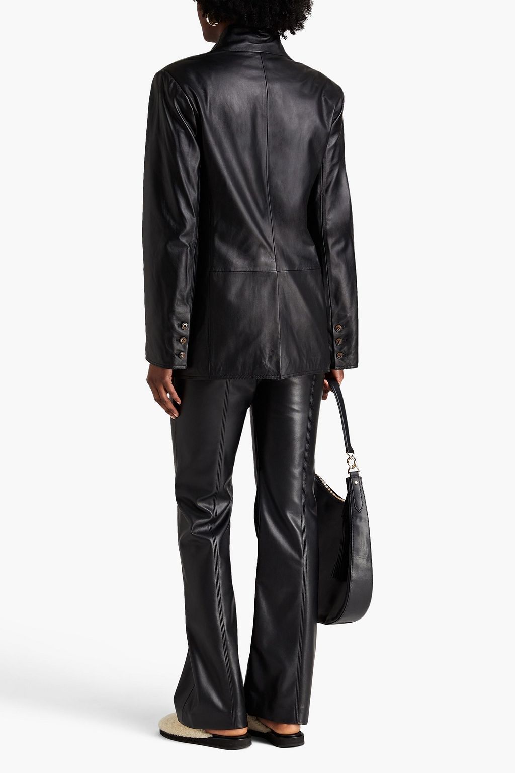 loulou studio leather blazer
