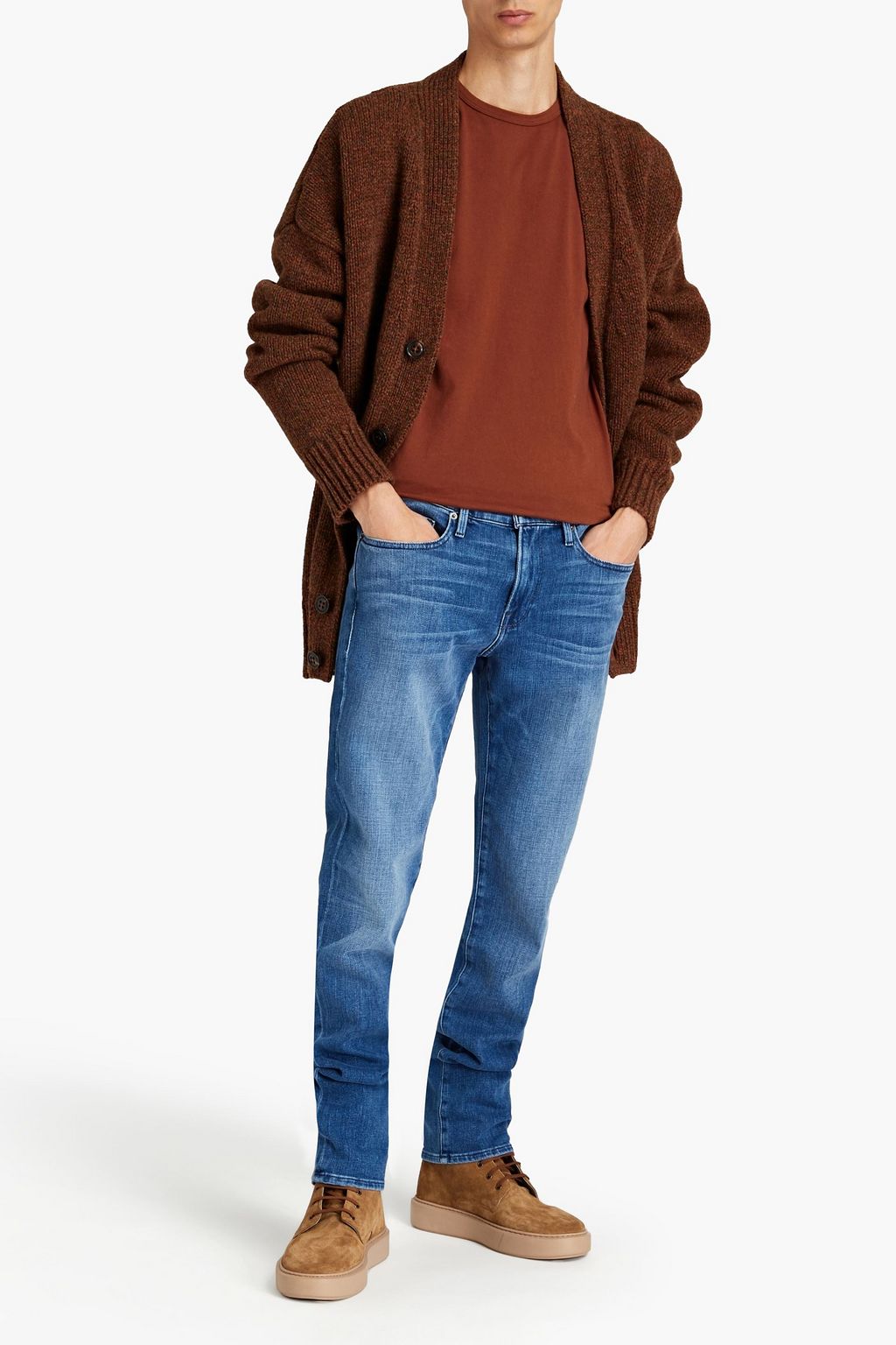 FRAME L'Homme denim slim-leg jeans