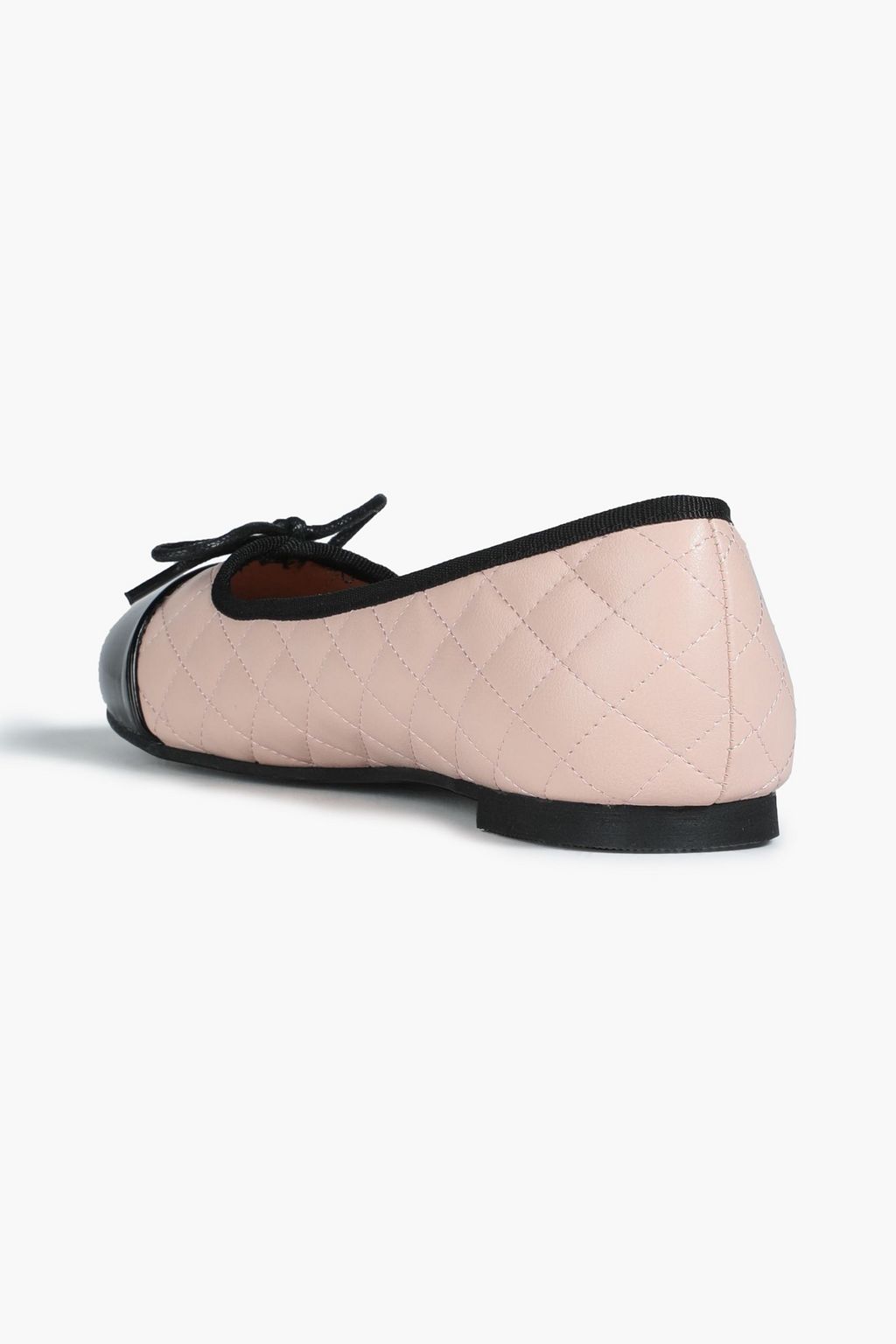 FRENCH SOLE Amelie quilted two-tone leather ballet flats