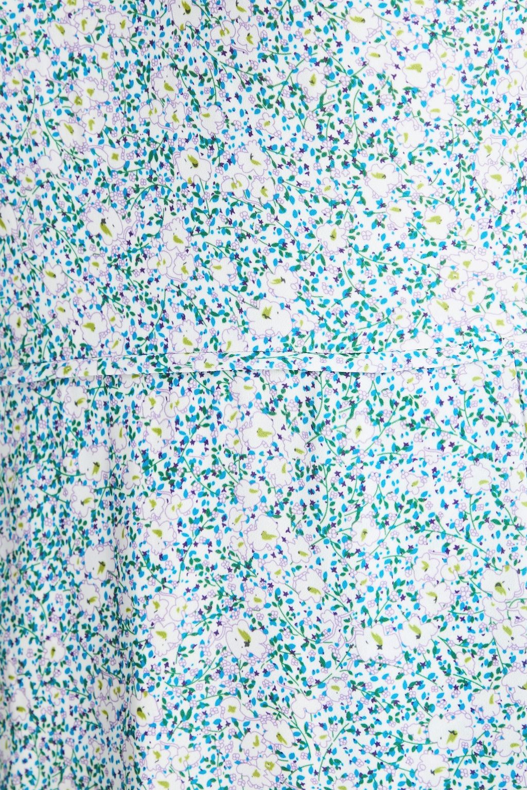 MIKAEL AGHAL Floral-print crepe dress