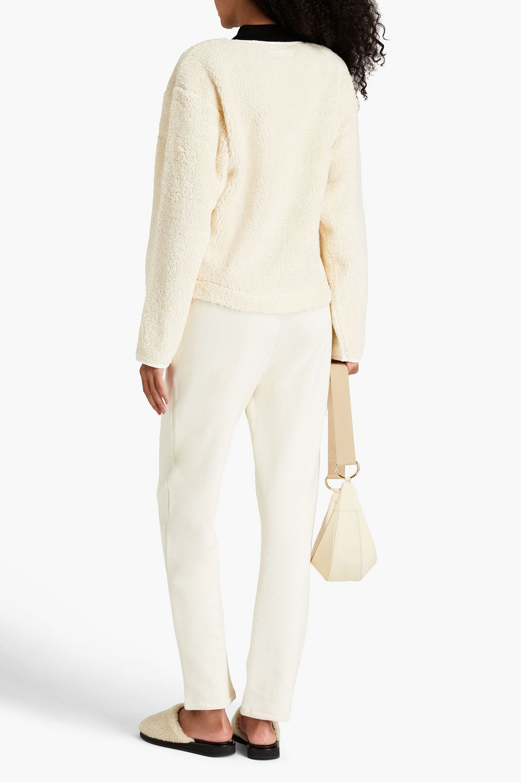 HELMUT LANG Cotton-blend fleece sweater