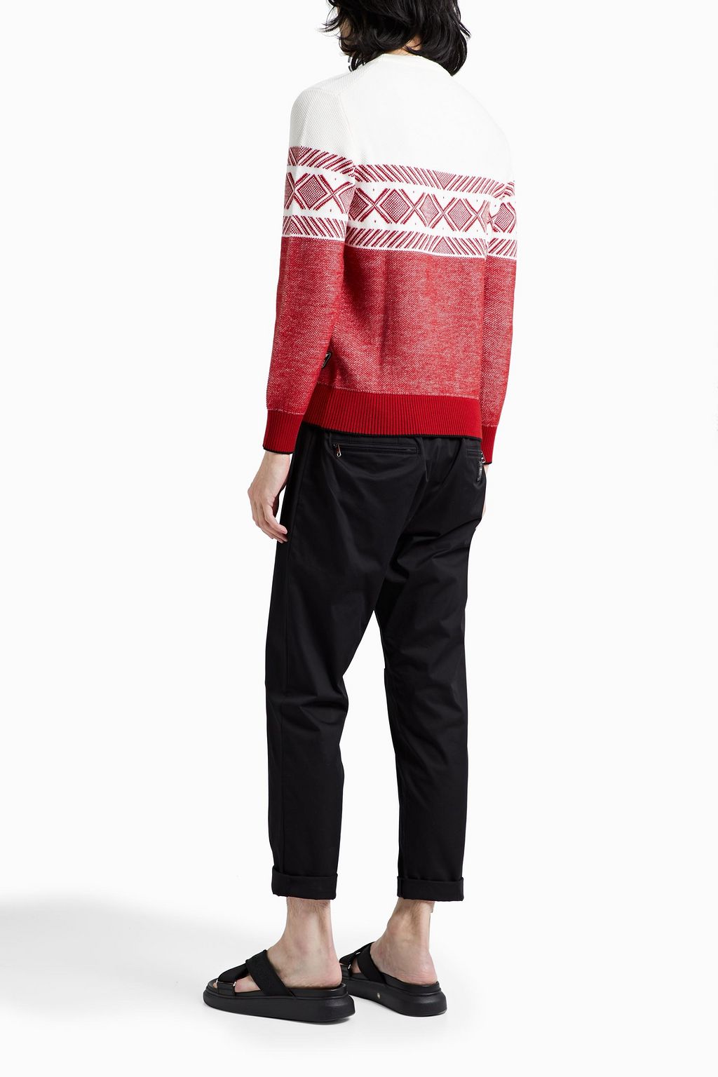 Z ZEGNA Jacquard-knit wool sweater