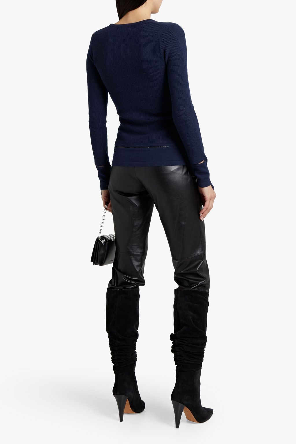 IRO Shelly ribbed wool and yak-blend sweater
