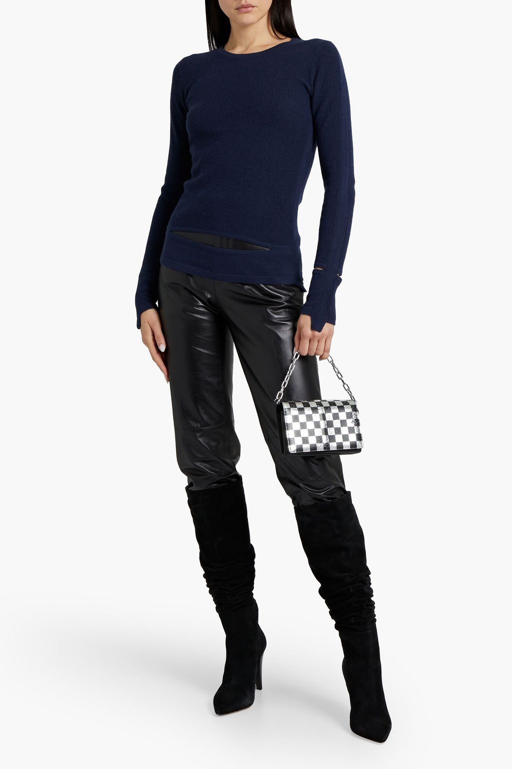 IRO Shelly ribbed wool and yak-blend sweater