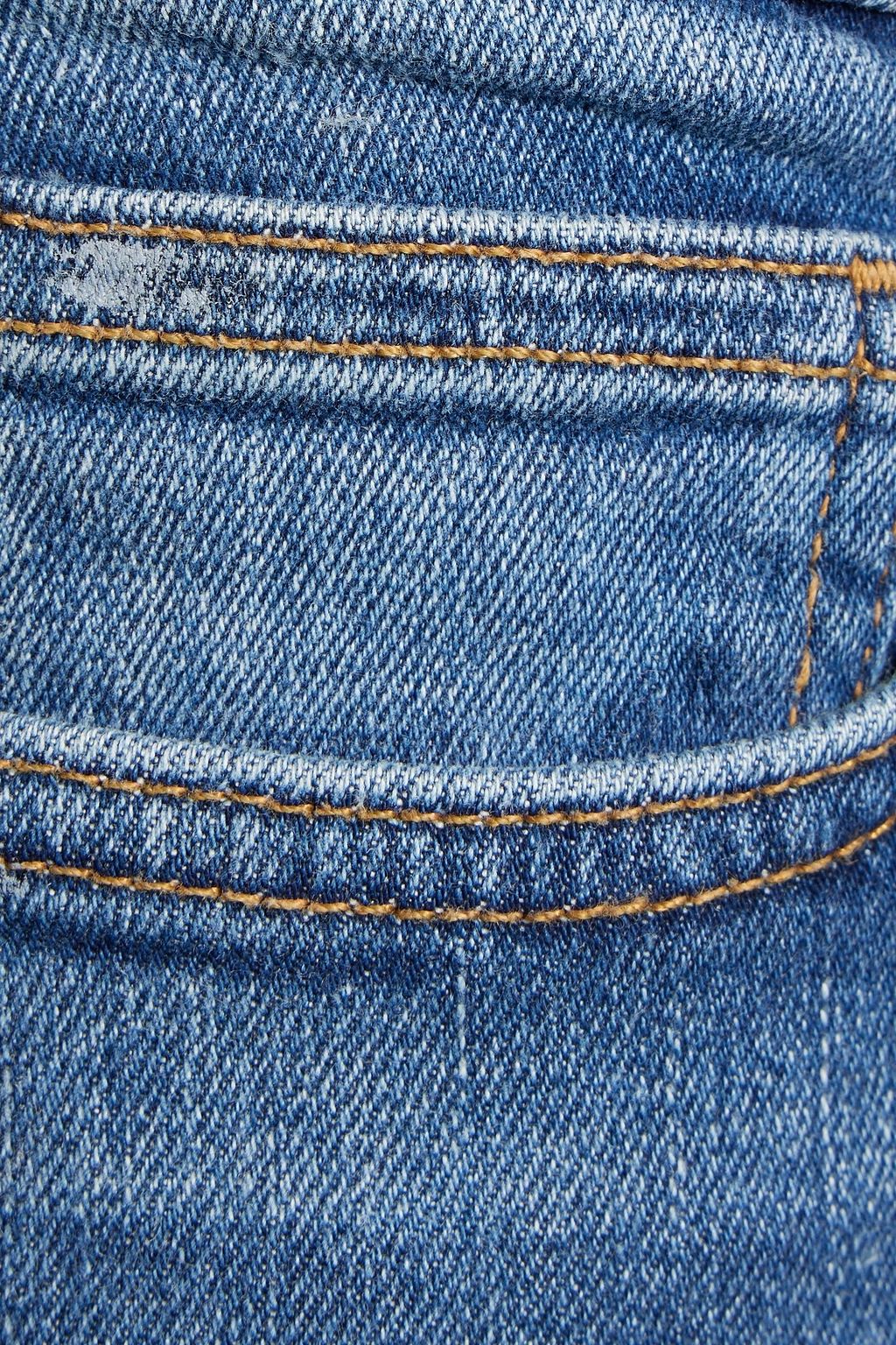 IRO Jarod distressed low-rise skinny jeans