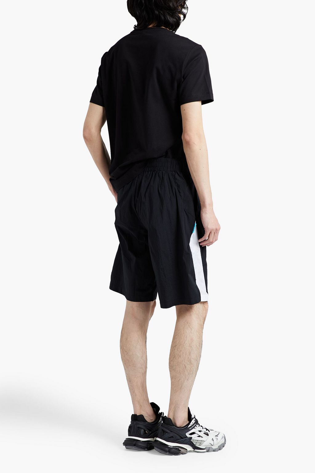 EA7 Printed shell shorts