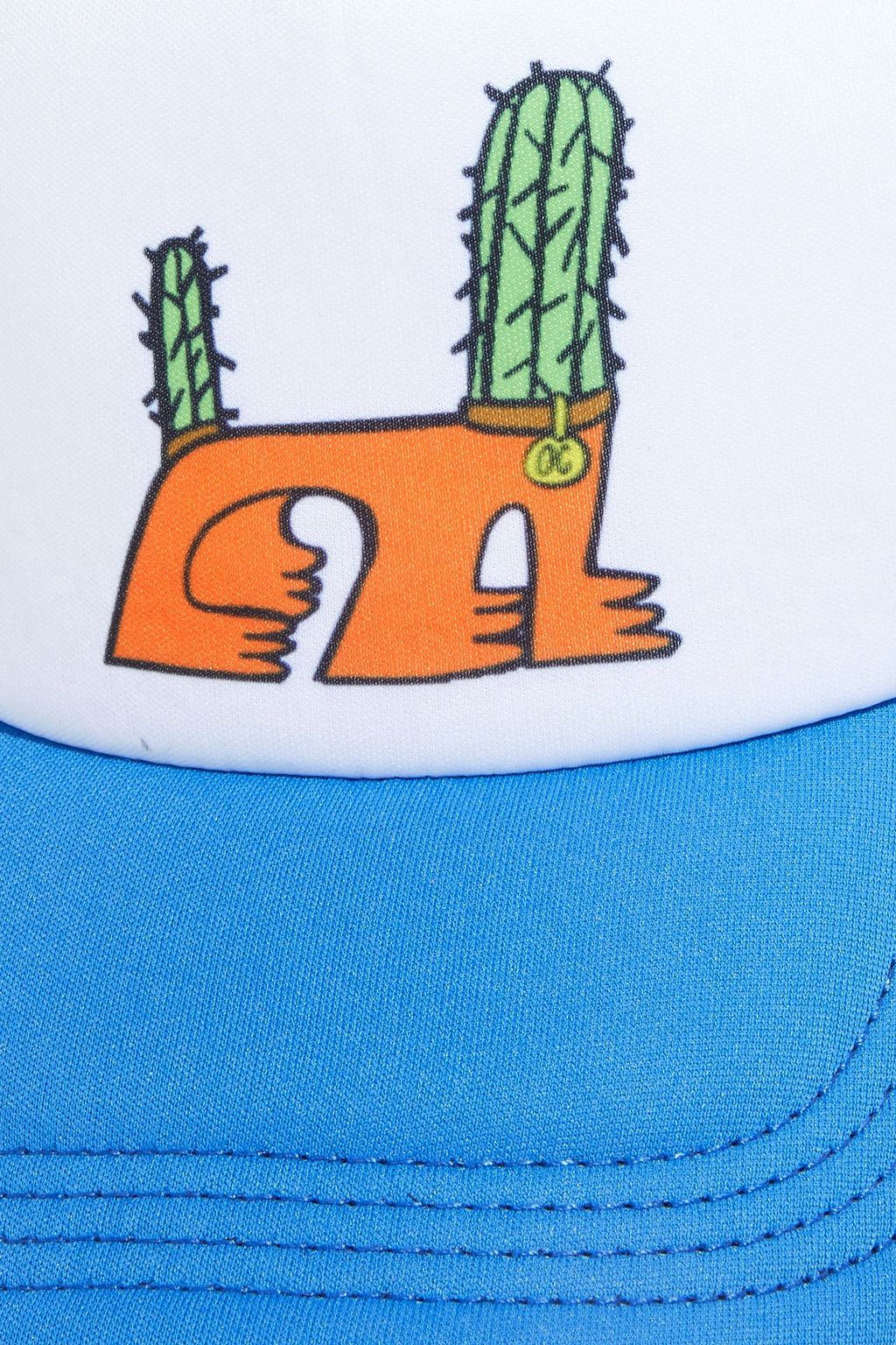OPENING CEREMONY Printed neoprene and mesh baseball cap