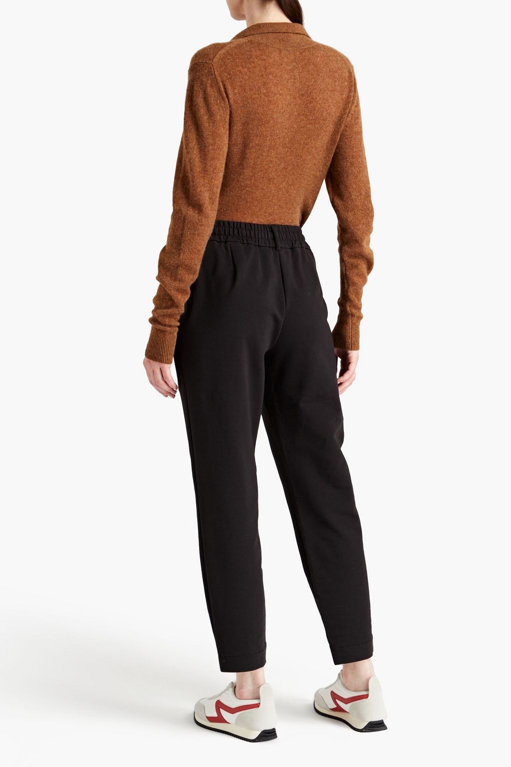 VARLEY Copra mélange French cotton-blend terry track pants