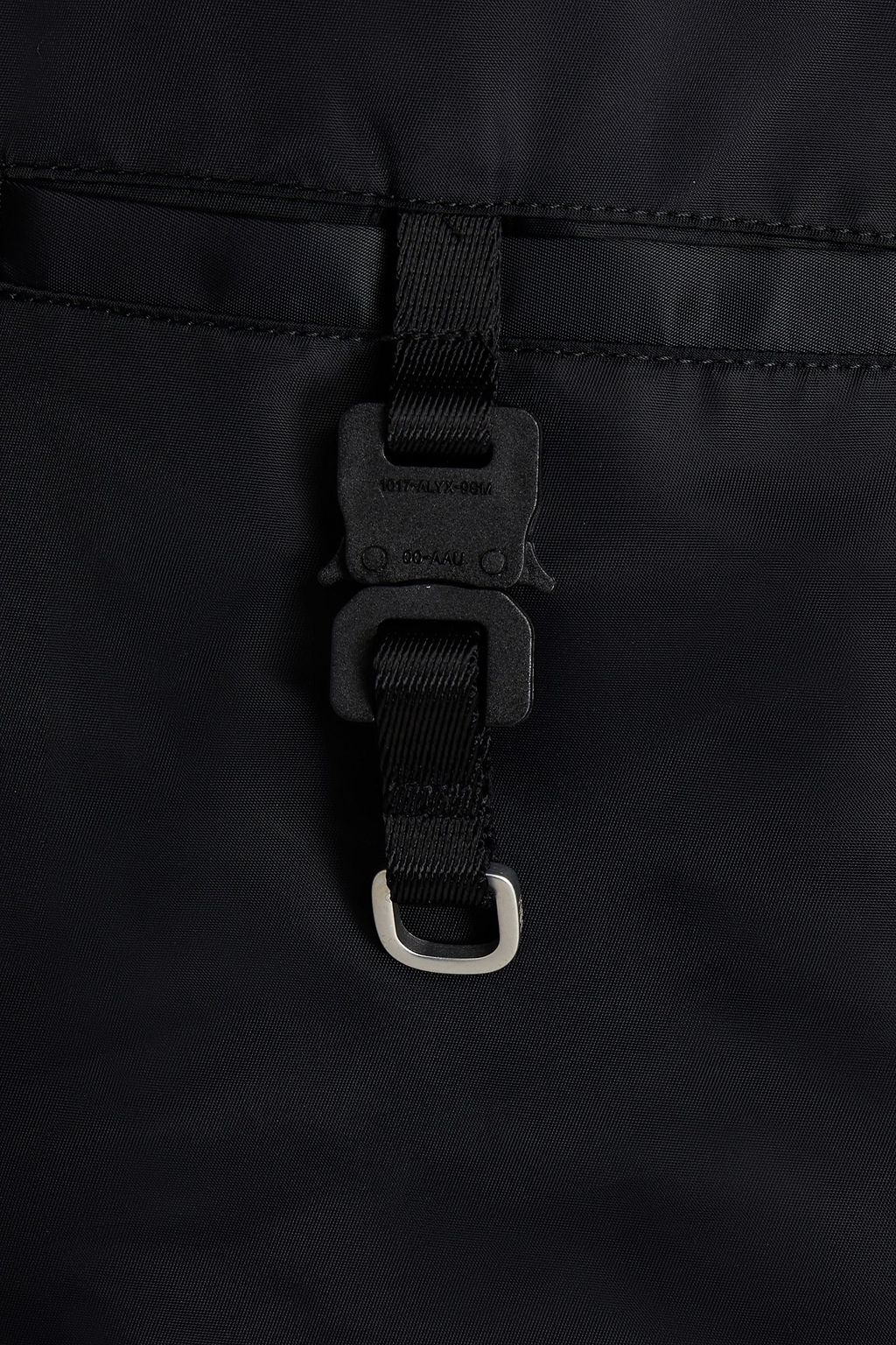 1017 ALYX 9SM Buckle-detailed padded shell bomber jacket