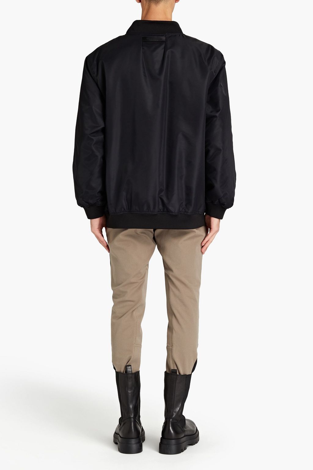 1017 ALYX 9SM Buckle-detailed padded shell bomber jacket