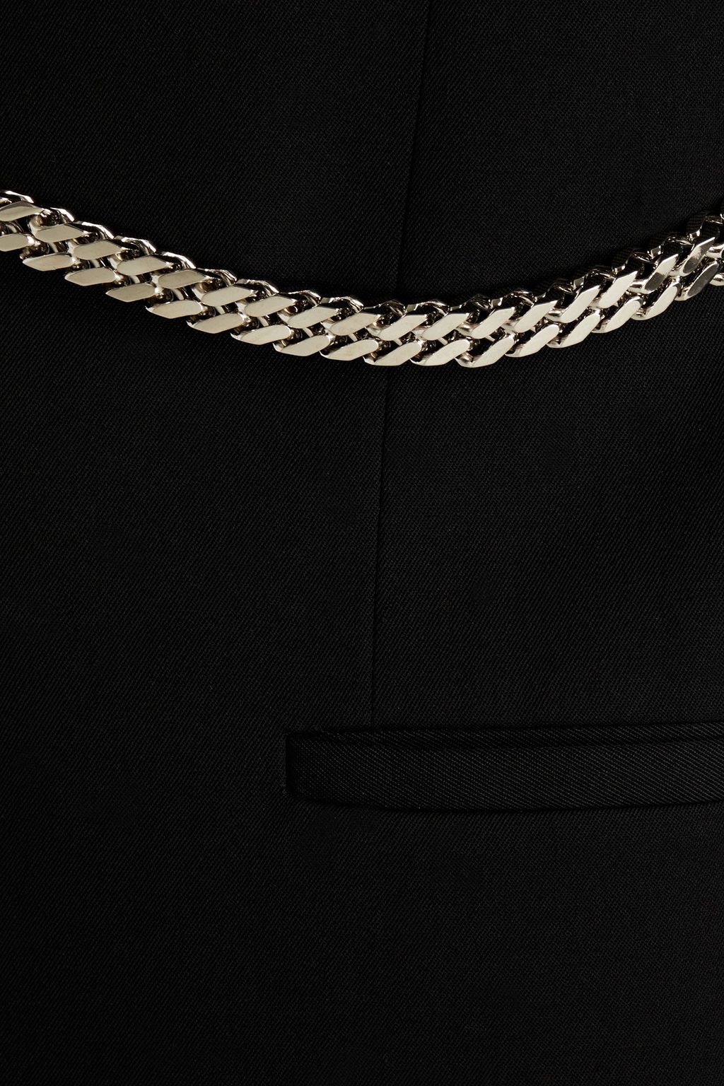 1017 ALYX 9SM Chain-trimmed wool-twill blazer