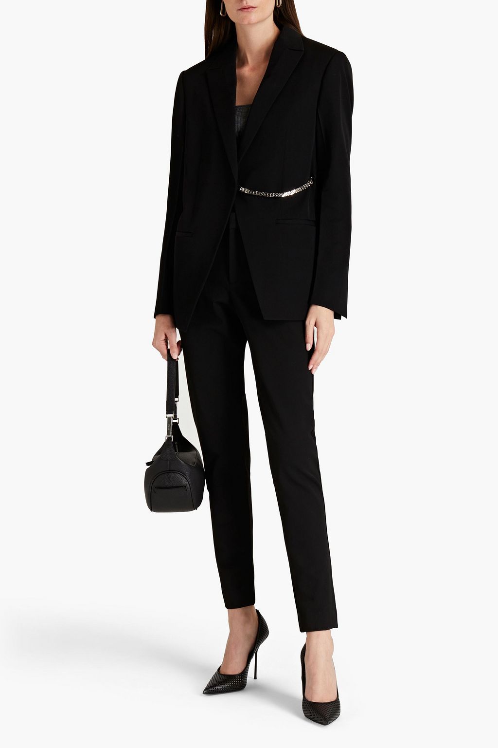 1017 ALYX 9SM Chain-trimmed wool-twill blazer